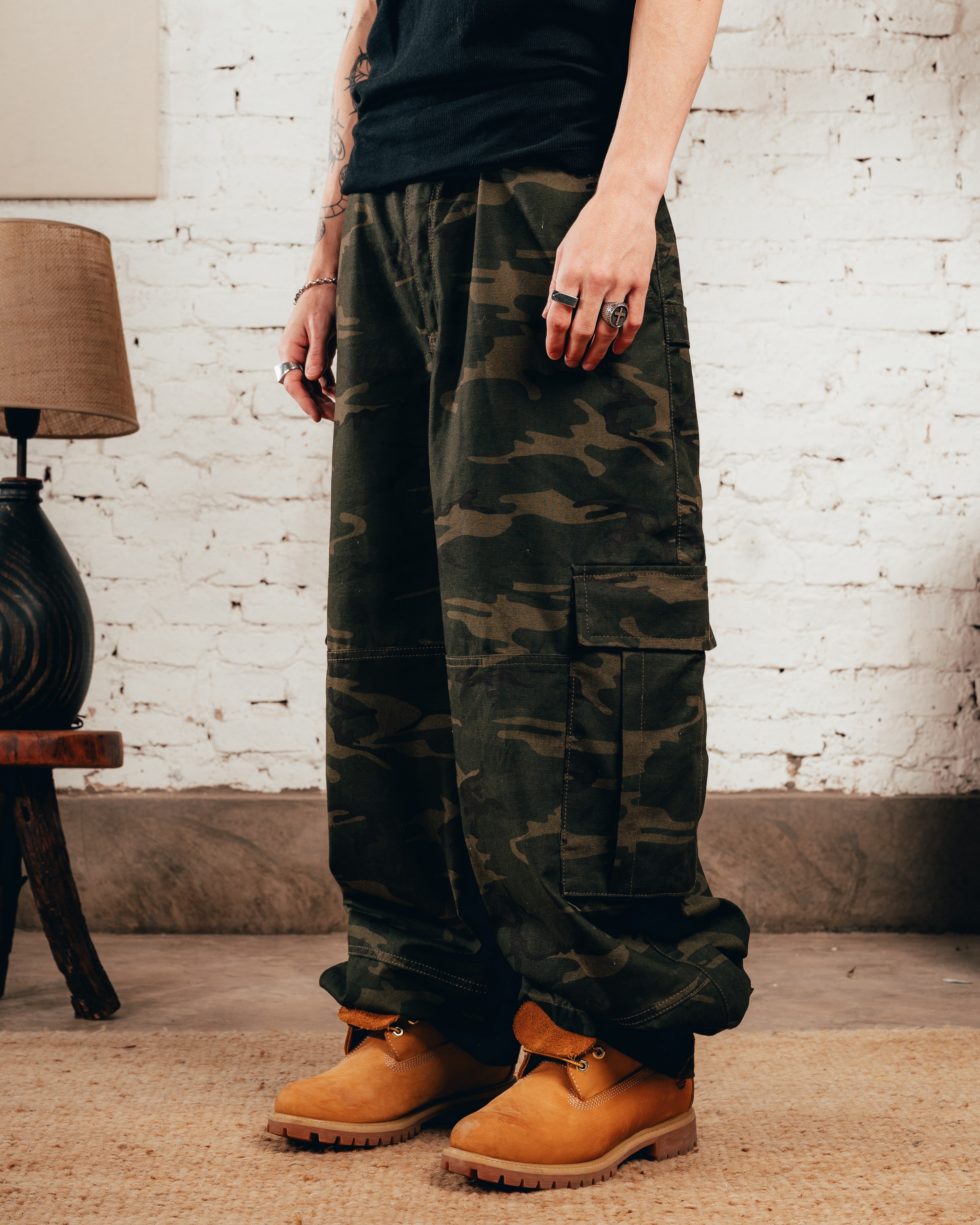JEAN MOM OVERSIZED [ PRIMARI ] CAMO