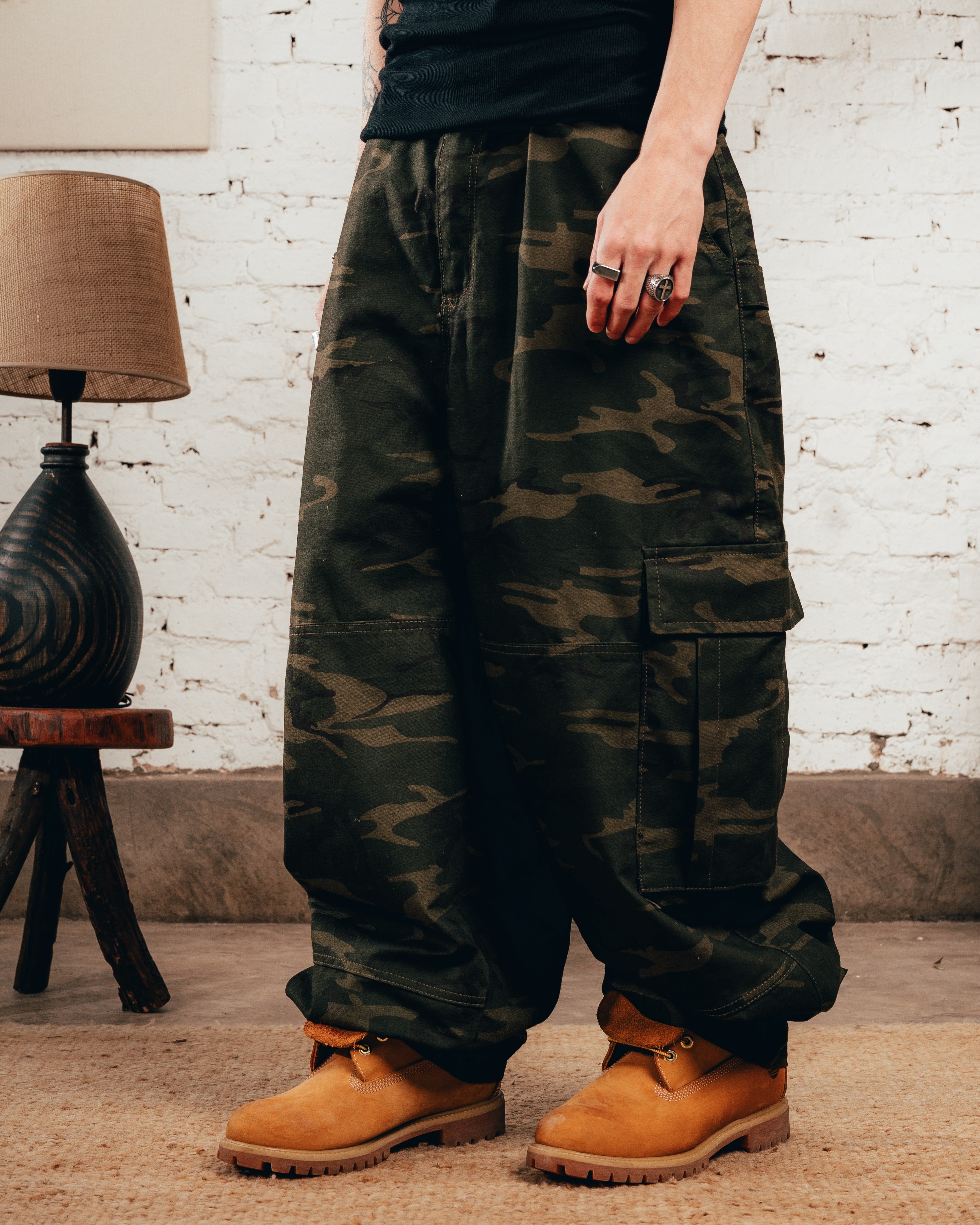 JEAN MOM OVERSIZED [ PRIMARI ] CAMO