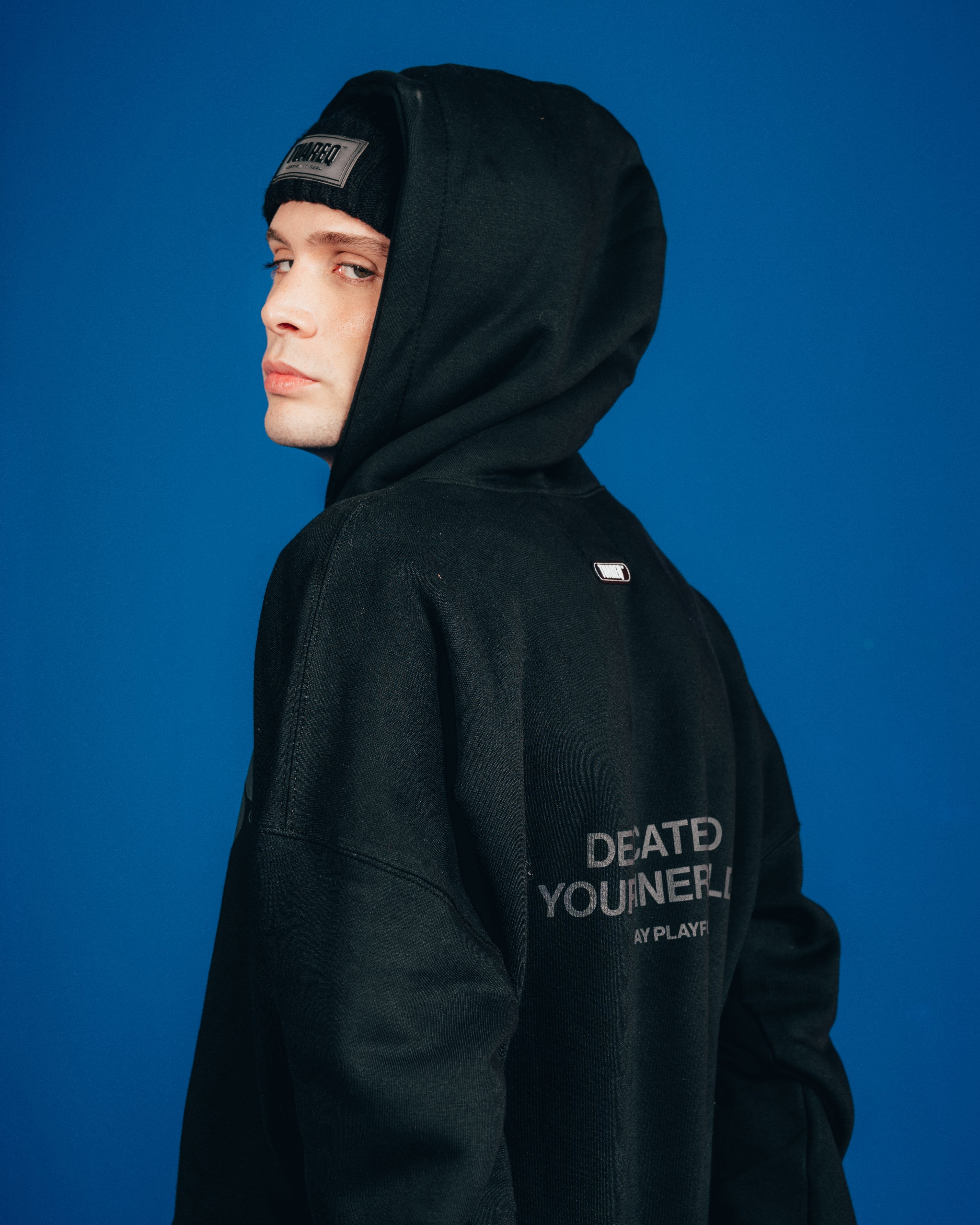 HOODIE PESADO CANDY [ OREO ] 2BLE BLACK