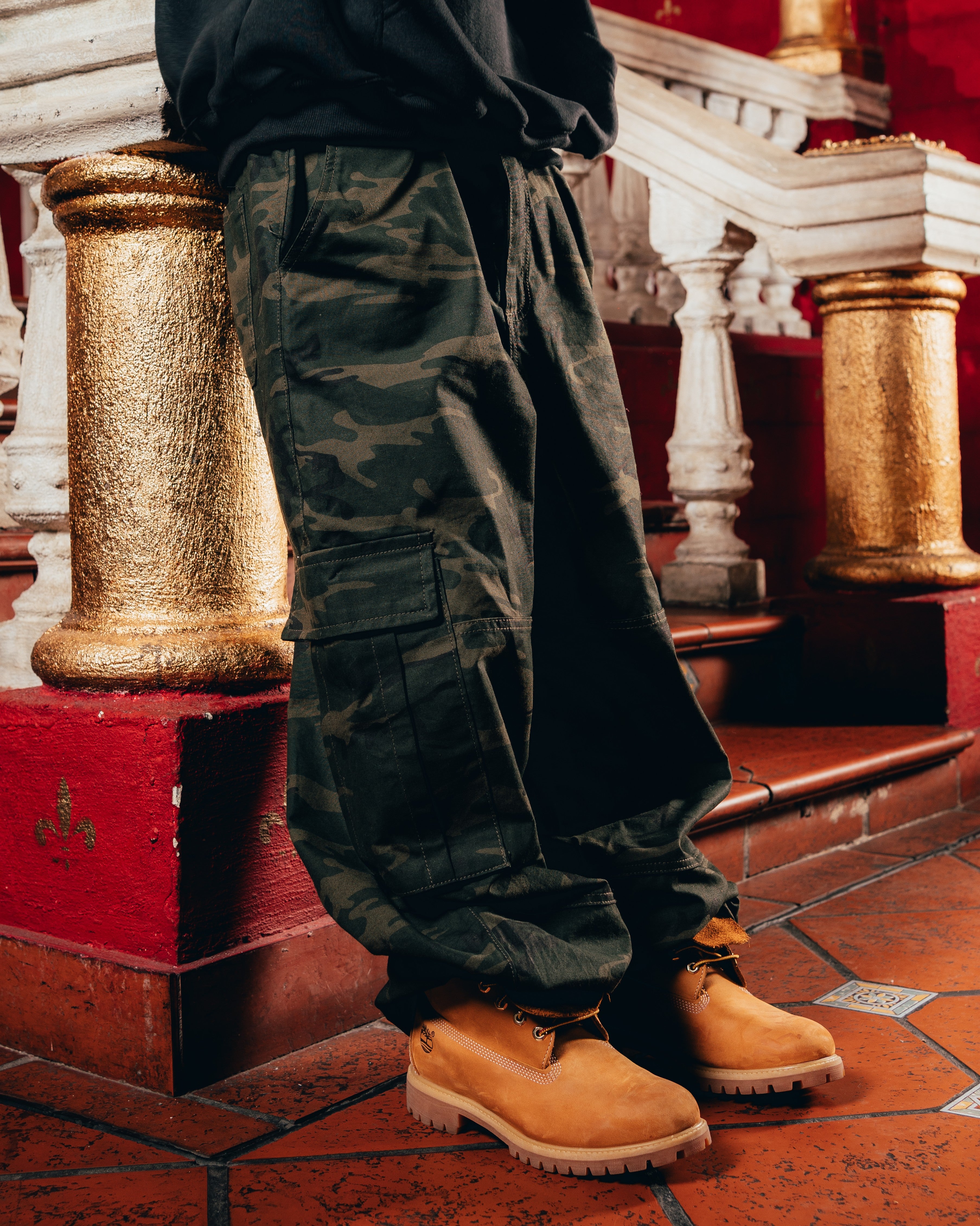 JEAN MOM OVERSIZED [ PRIMARI ] CAMO