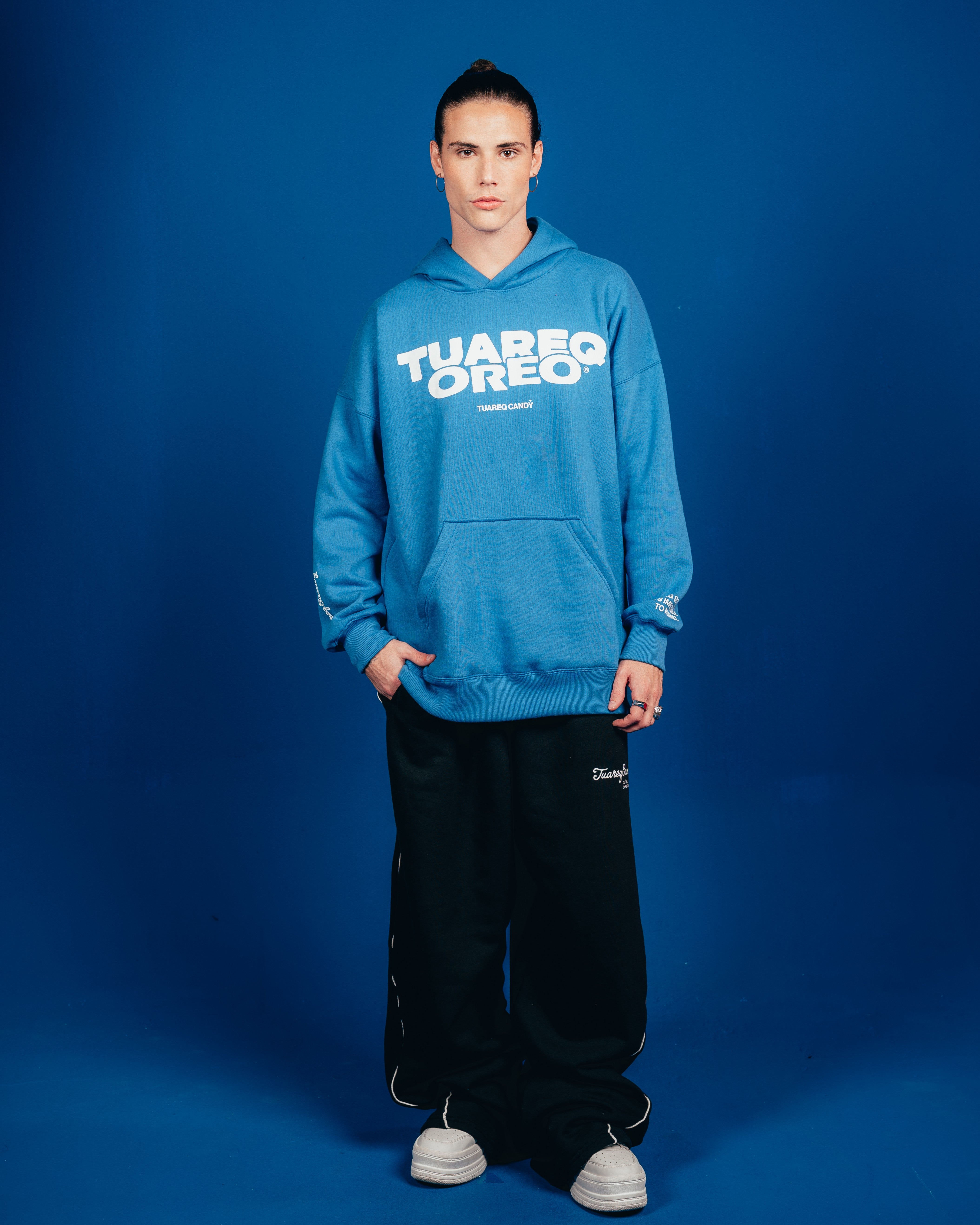 HOODIE PESADO CANDY [ OREO ] CLASSIC BLUE
