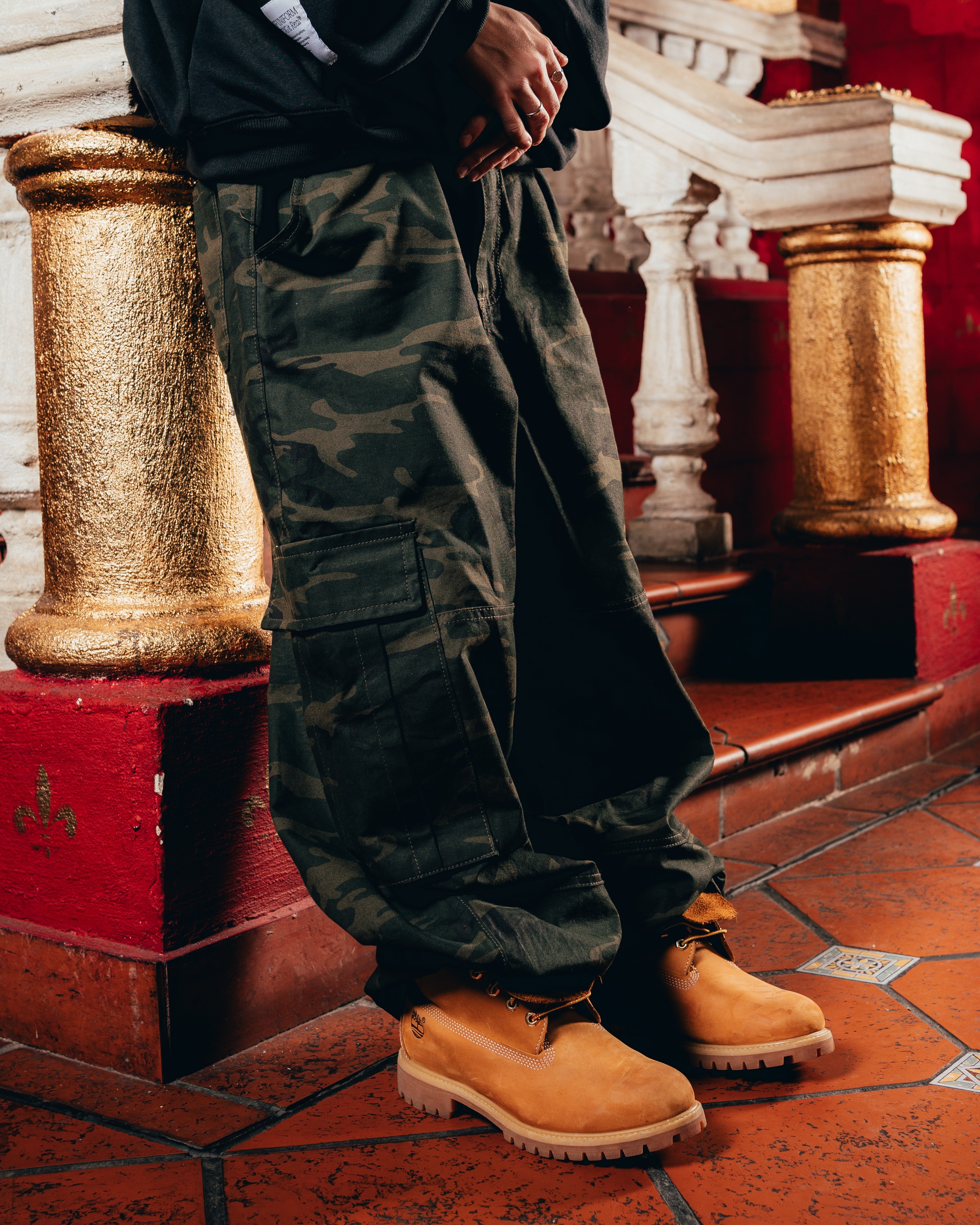 JEAN MOM OVERSIZED [ PRIMARI ] CAMO