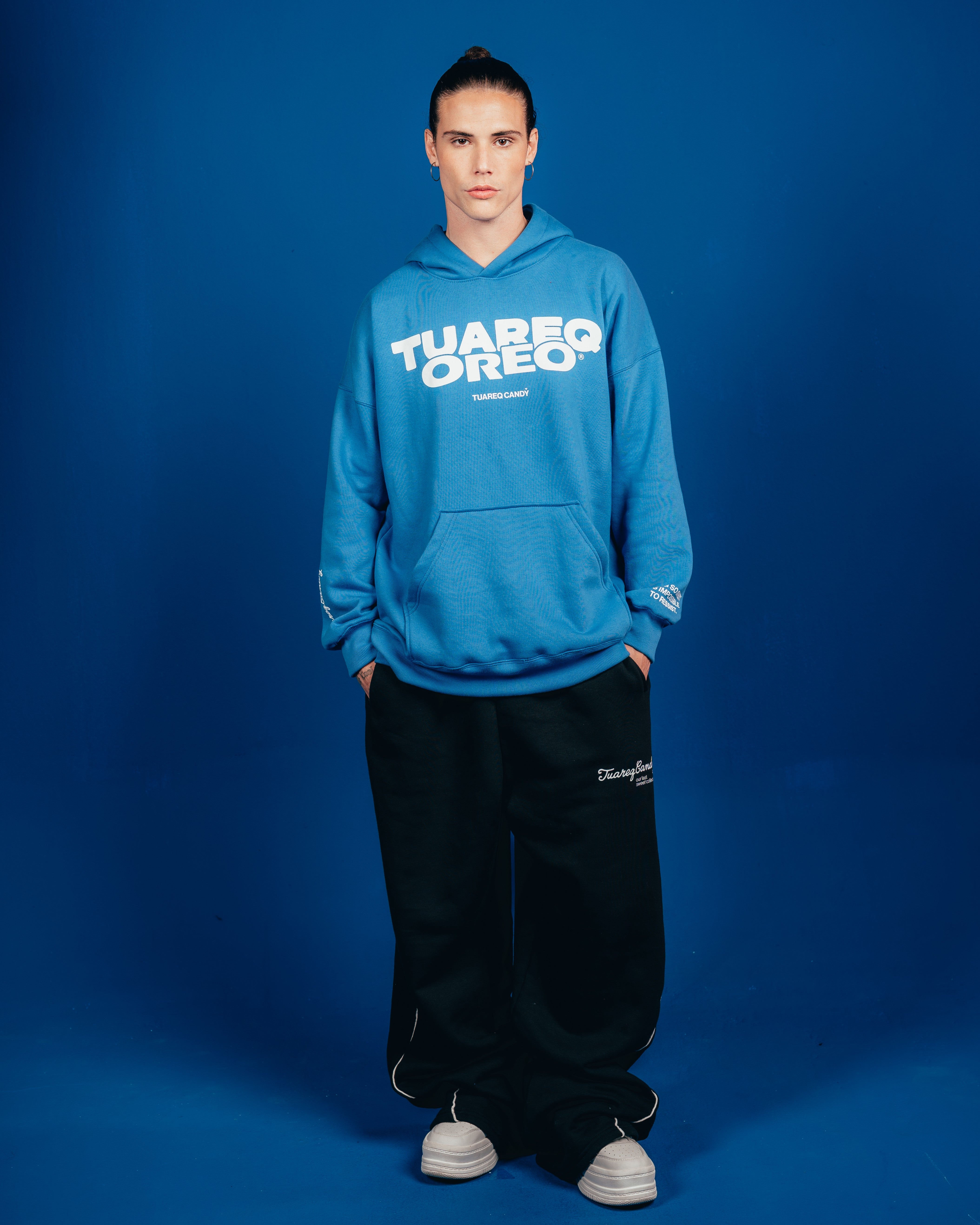 HOODIE PESADO CANDY [ OREO ] CLASSIC BLUE