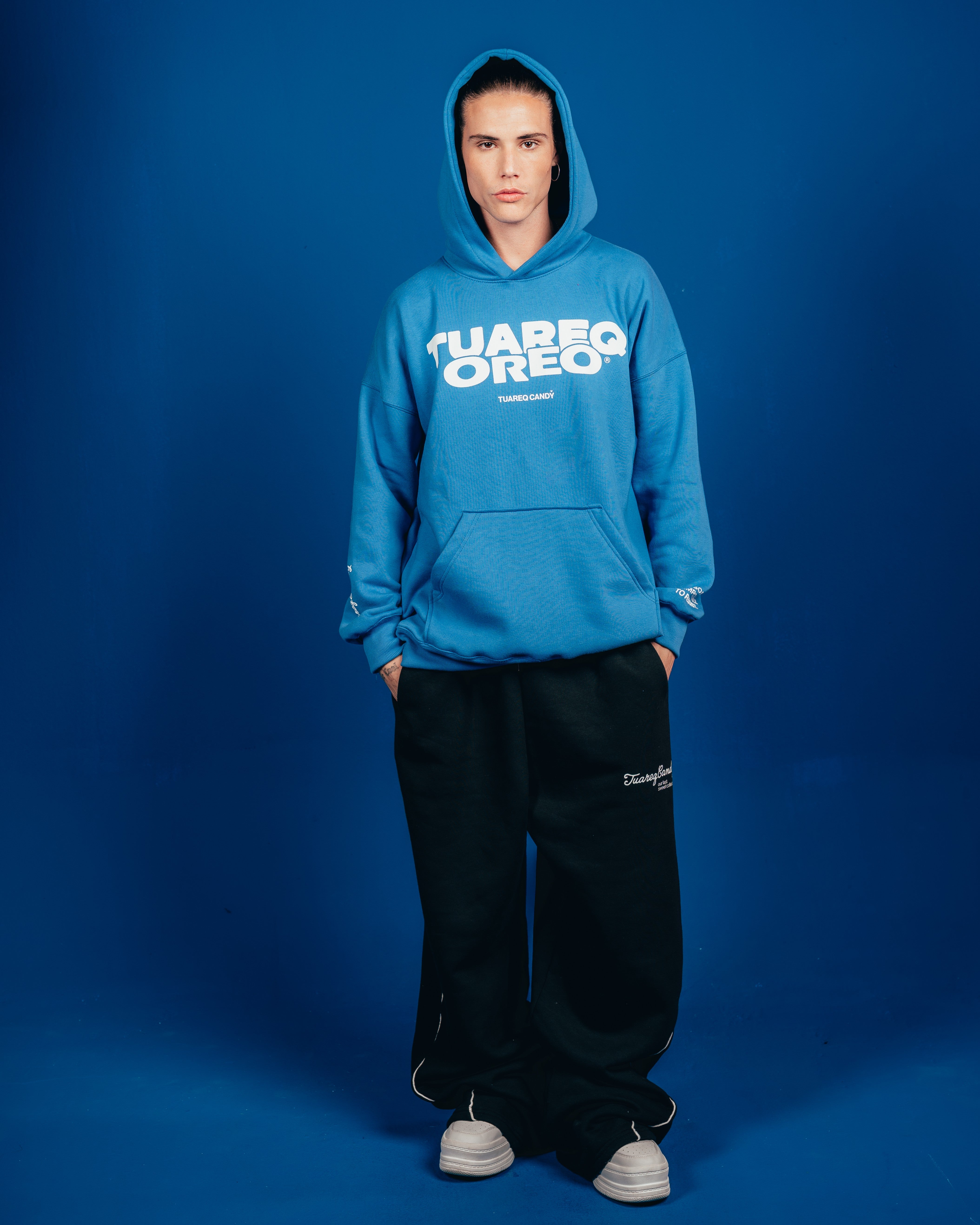 HOODIE PESADO CANDY [ OREO ] CLASSIC BLUE