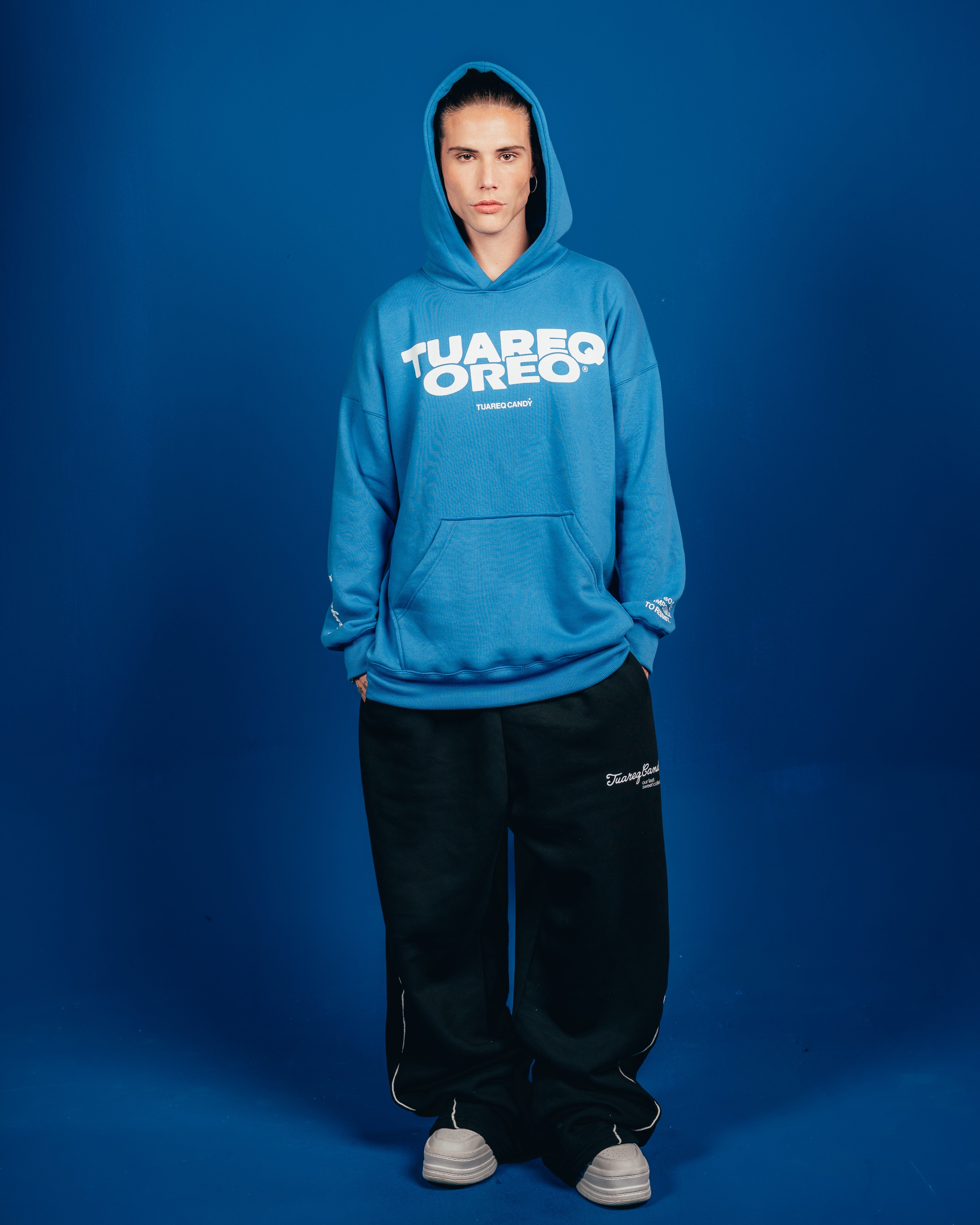 HOODIE PESADO CANDY [ OREO ] CLASSIC BLUE