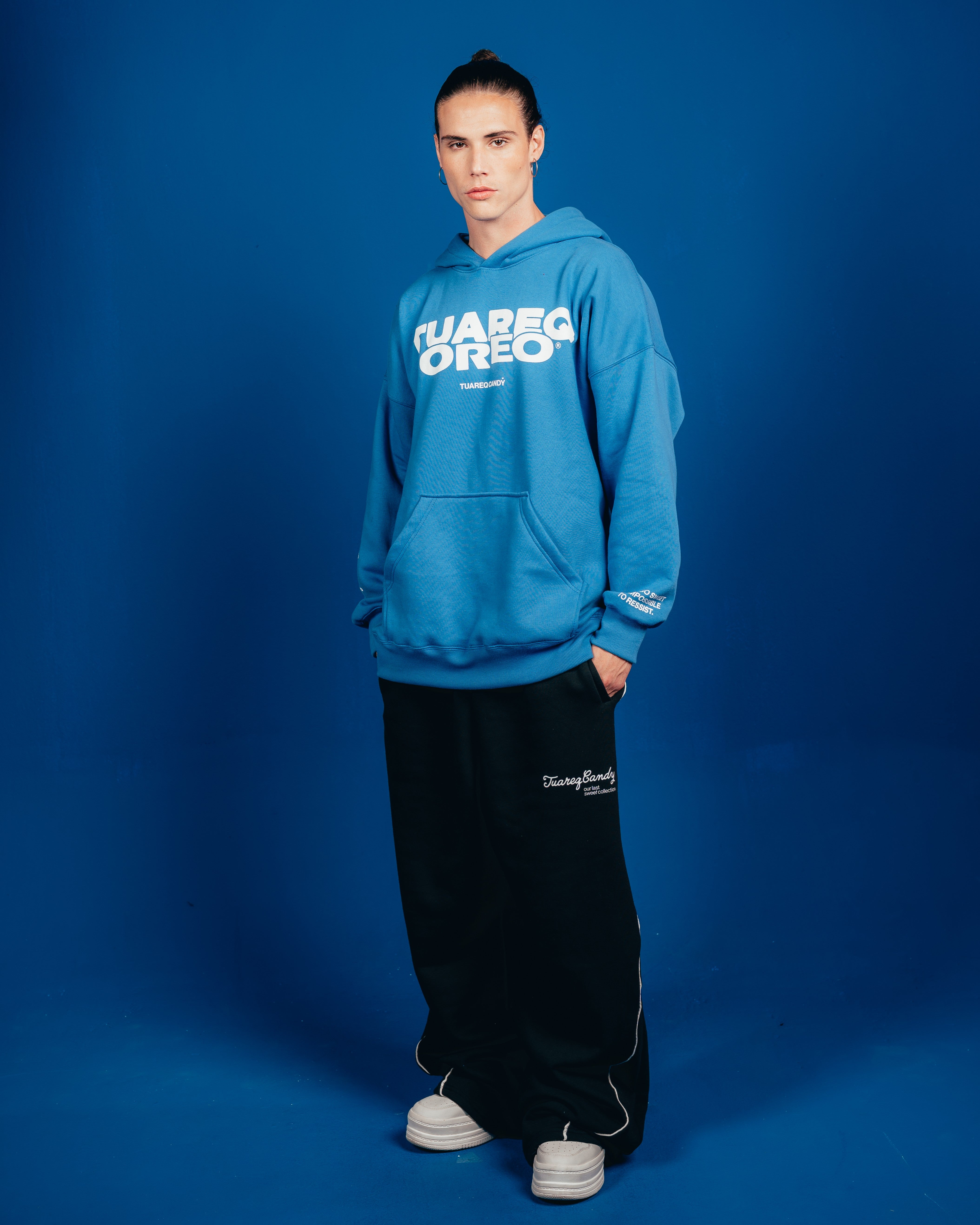 HOODIE PESADO CANDY [ OREO ] CLASSIC BLUE
