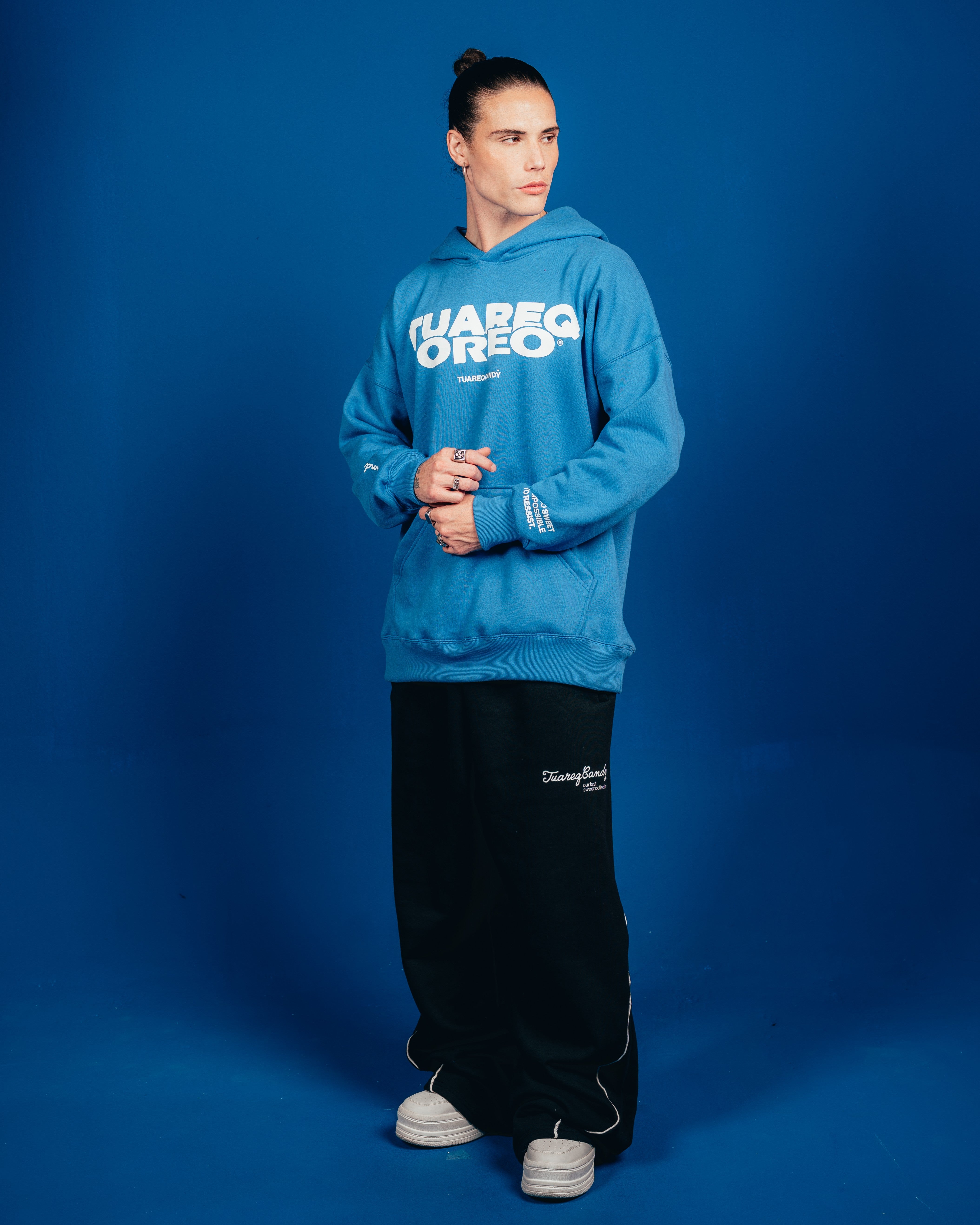 HOODIE PESADO CANDY [ OREO ] CLASSIC BLUE