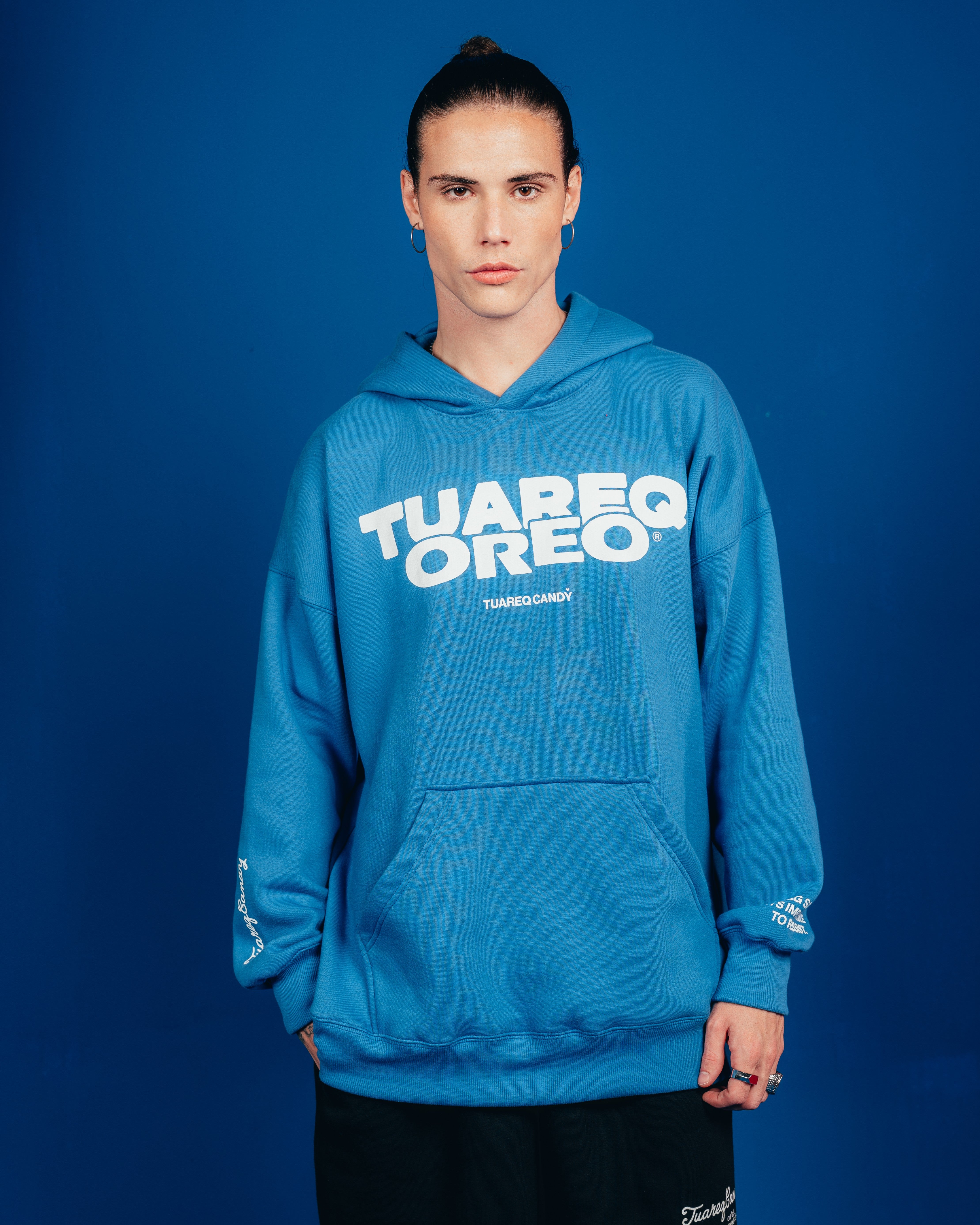 HOODIE PESADO CANDY [ OREO ] CLASSIC BLUE