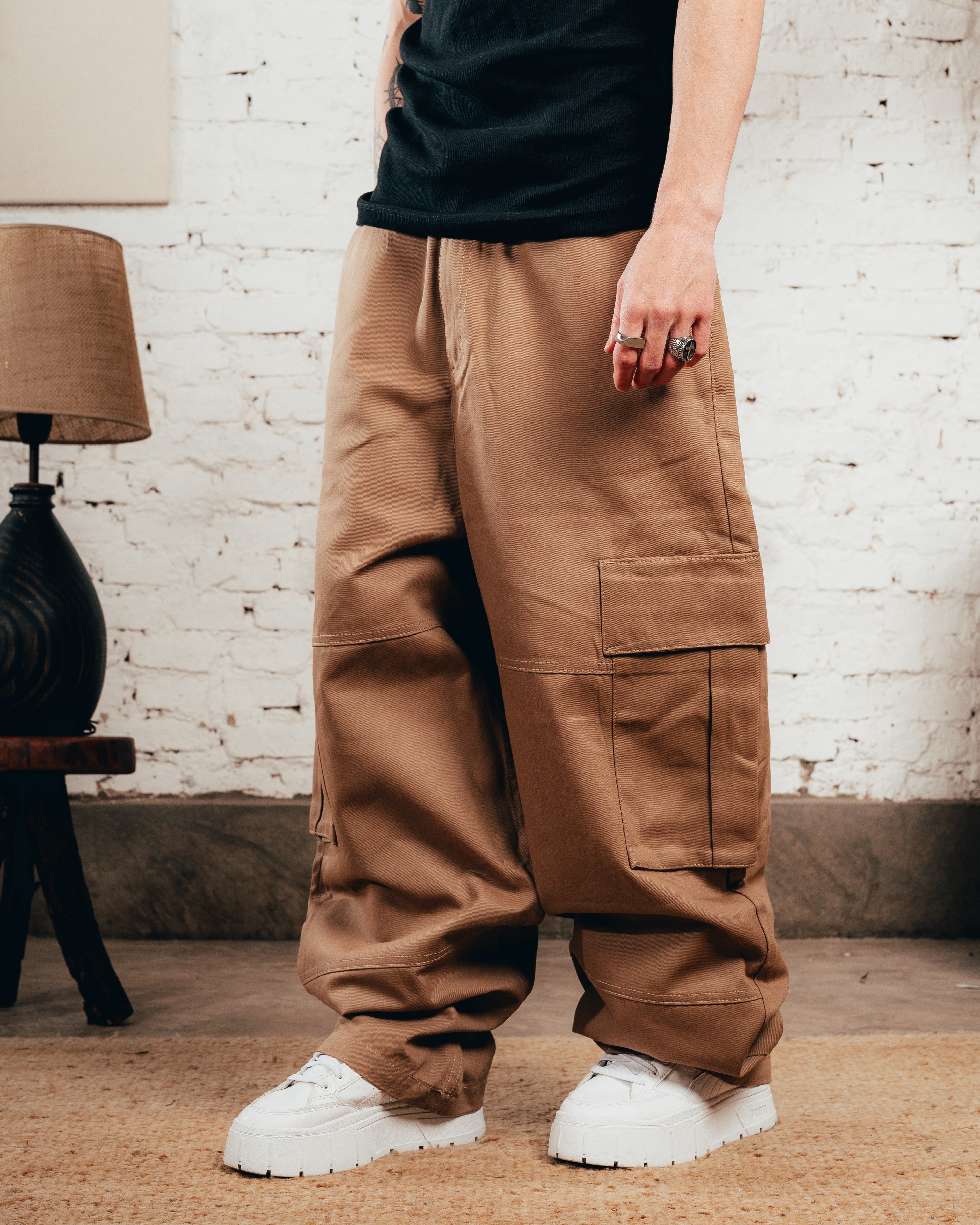 JEAN MOM OVERSIZED [ PRIMARI ] BISCUIT