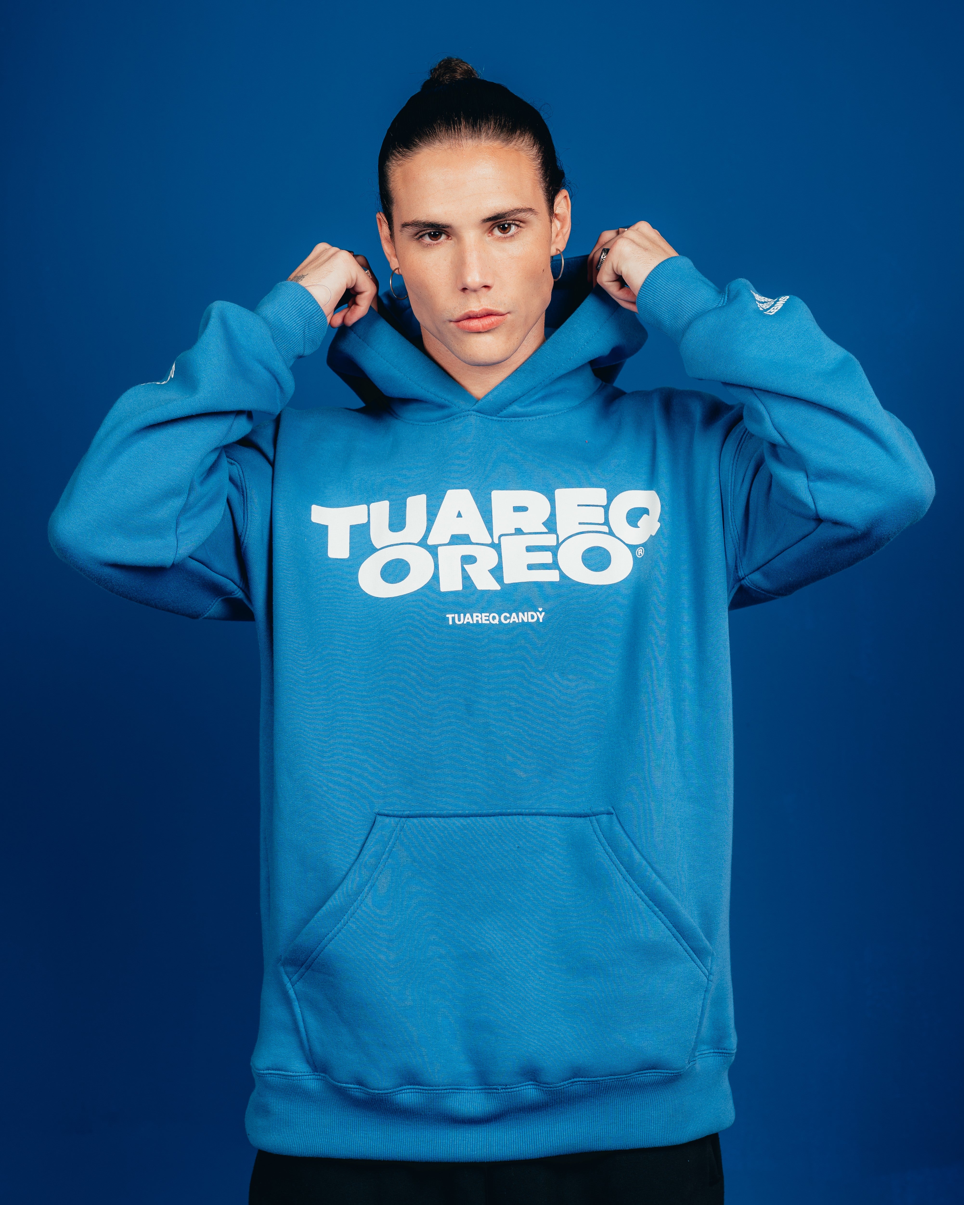 HOODIE PESADO CANDY [ OREO ] CLASSIC BLUE