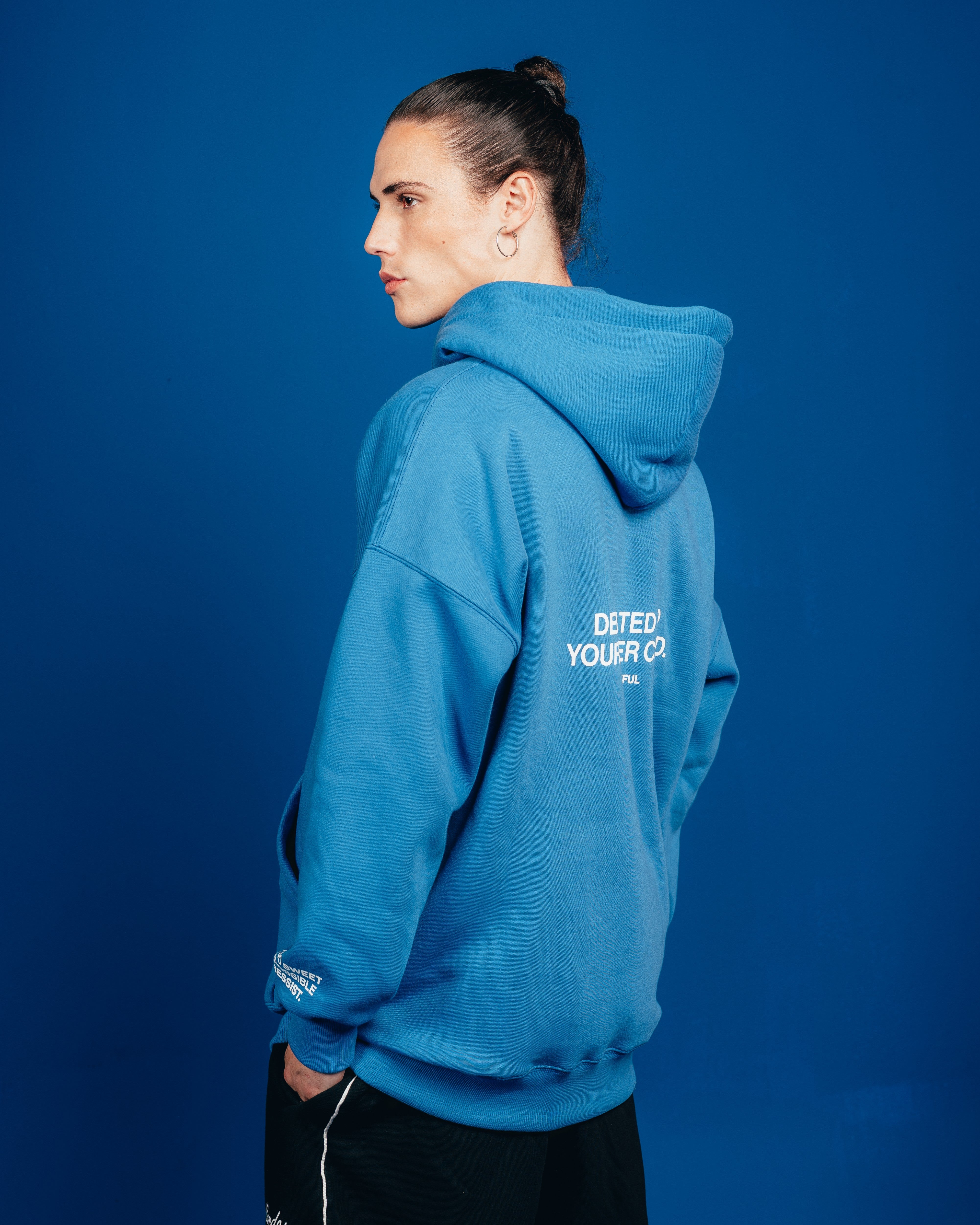 HOODIE PESADO CANDY [ OREO ] CLASSIC BLUE