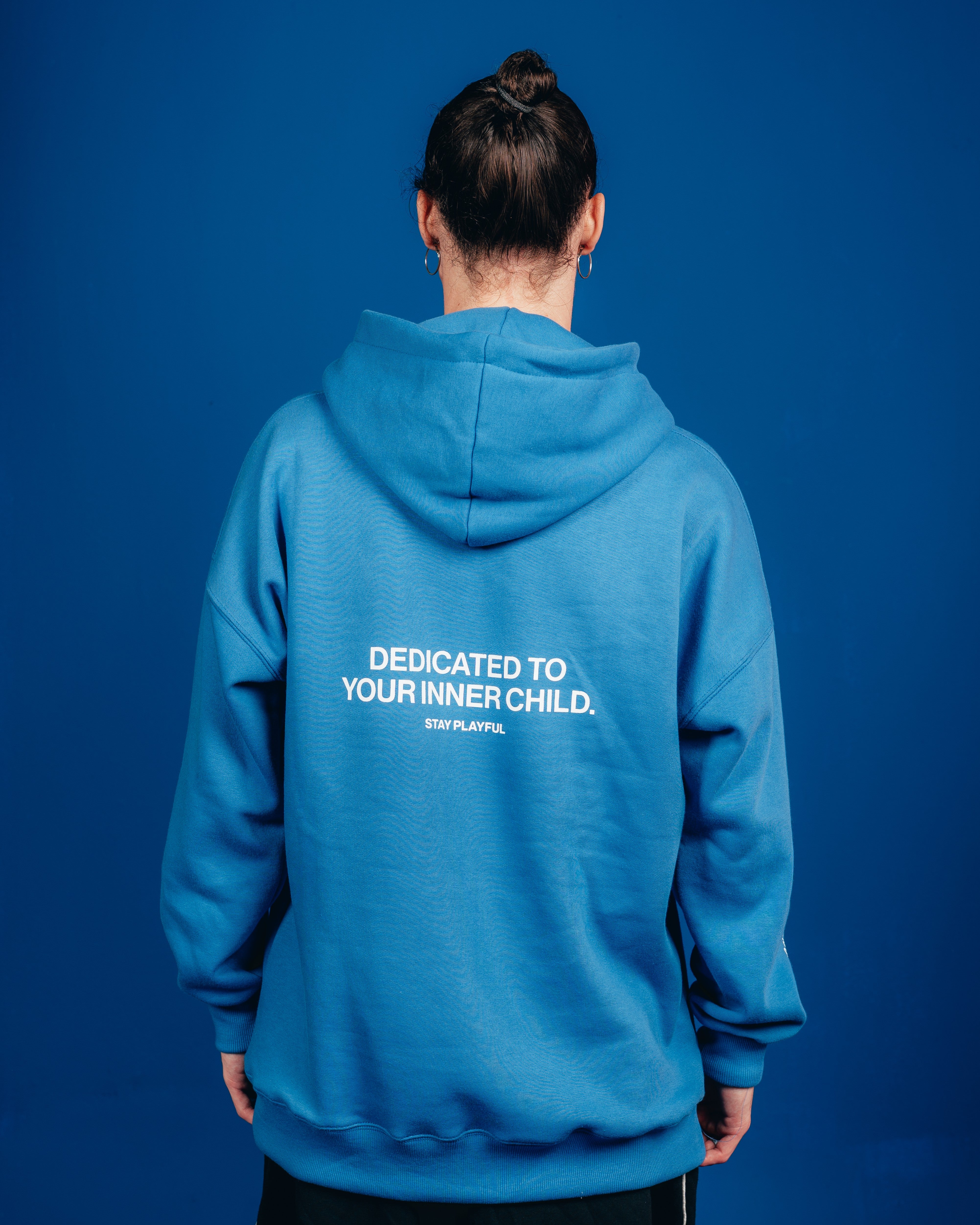 HOODIE PESADO CANDY [ OREO ] CLASSIC BLUE