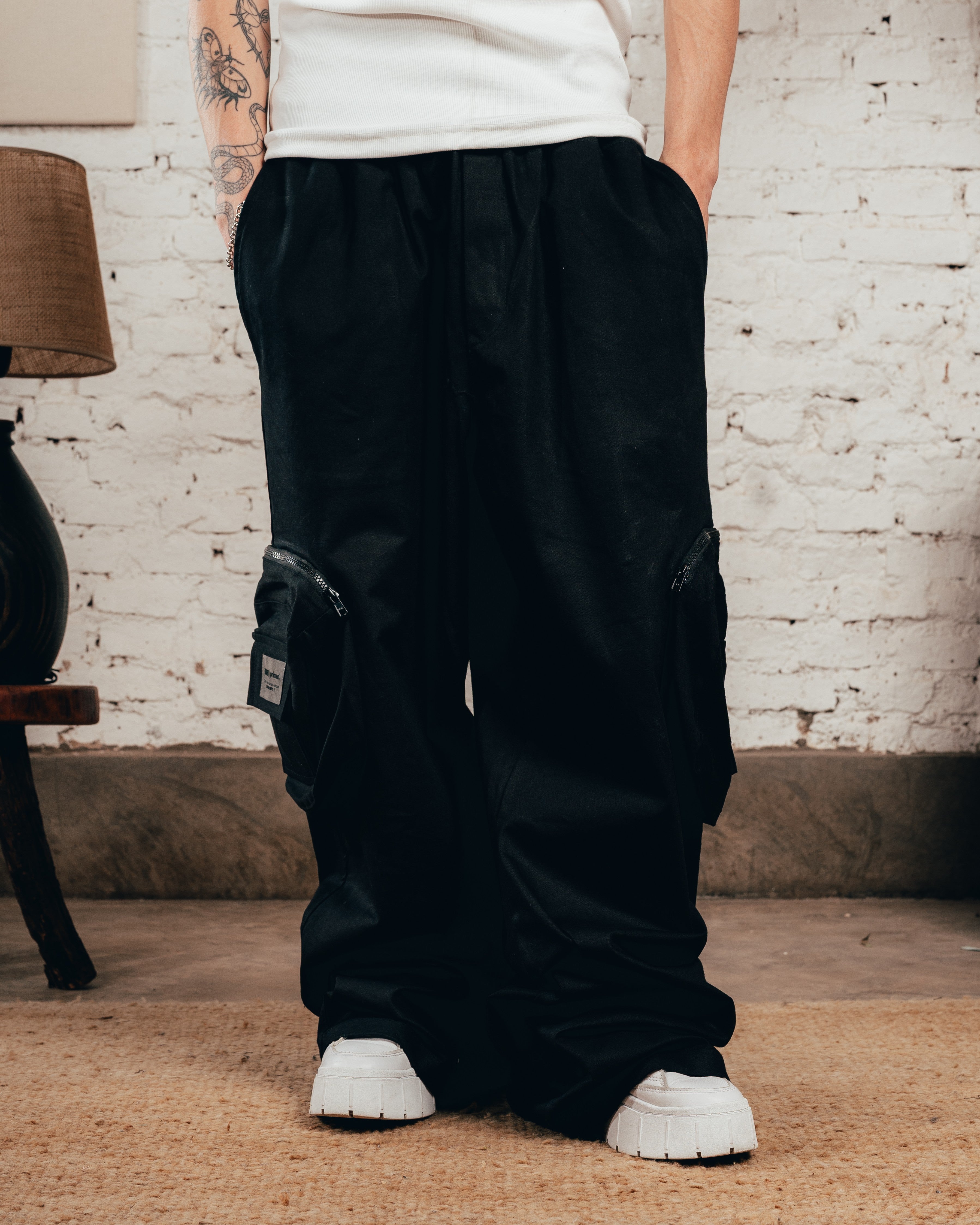 JEAN MEGA CARGO [ PRIMARI ] BLACK