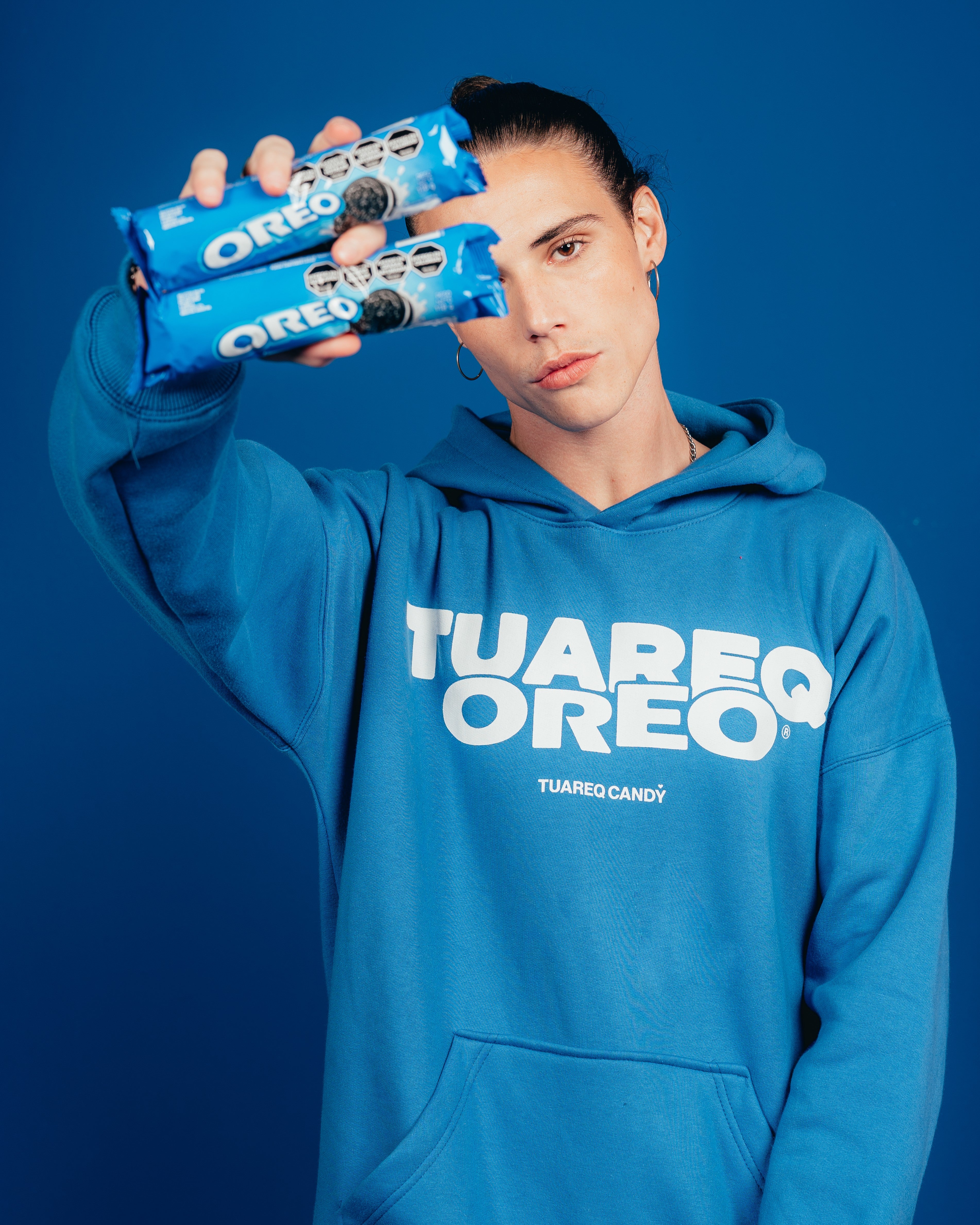HOODIE PESADO CANDY [ OREO ] CLASSIC BLUE