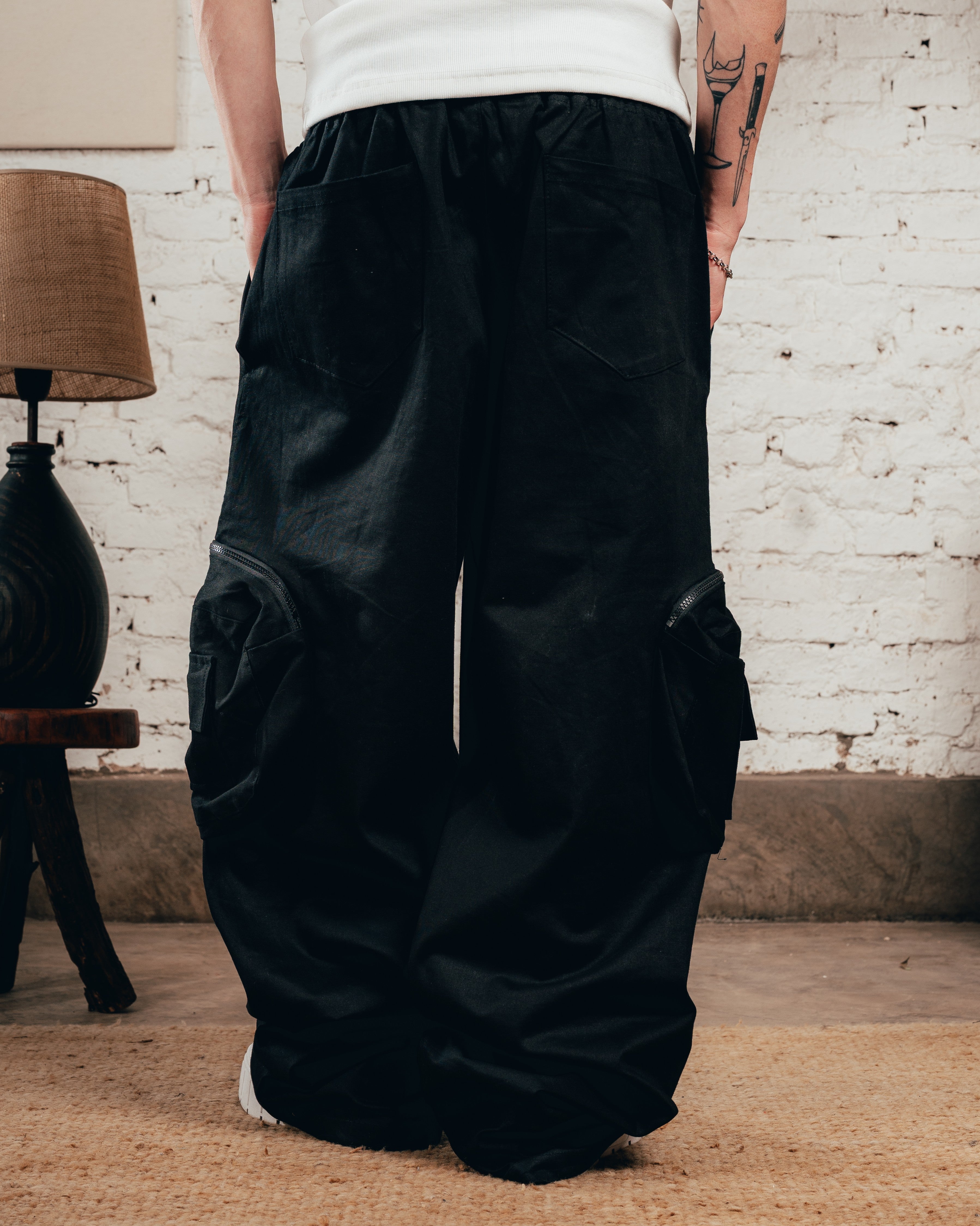 JEAN MEGA CARGO [ PRIMARI ] BLACK