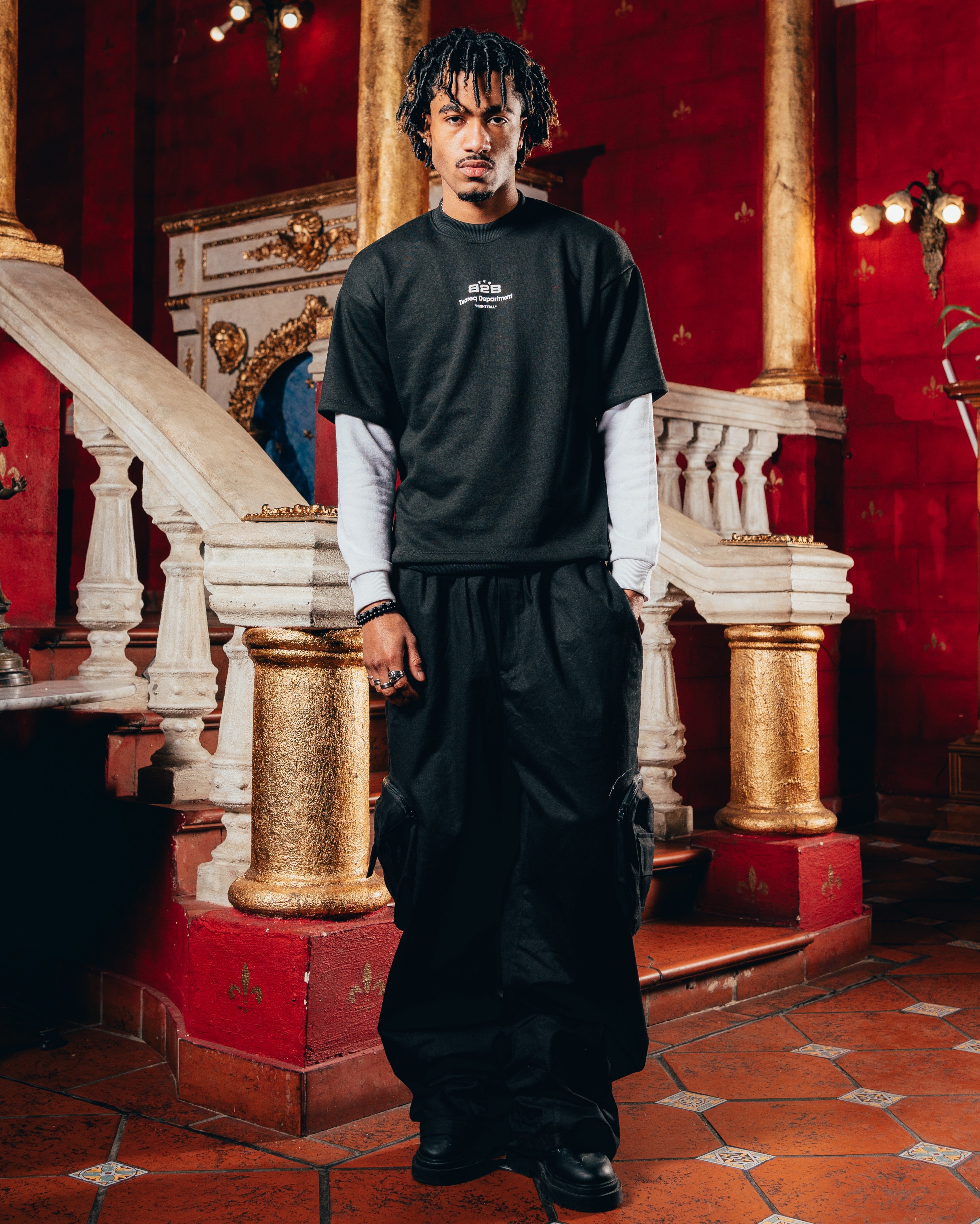 JEAN MEGA CARGO [ PRIMARI ] BLACK