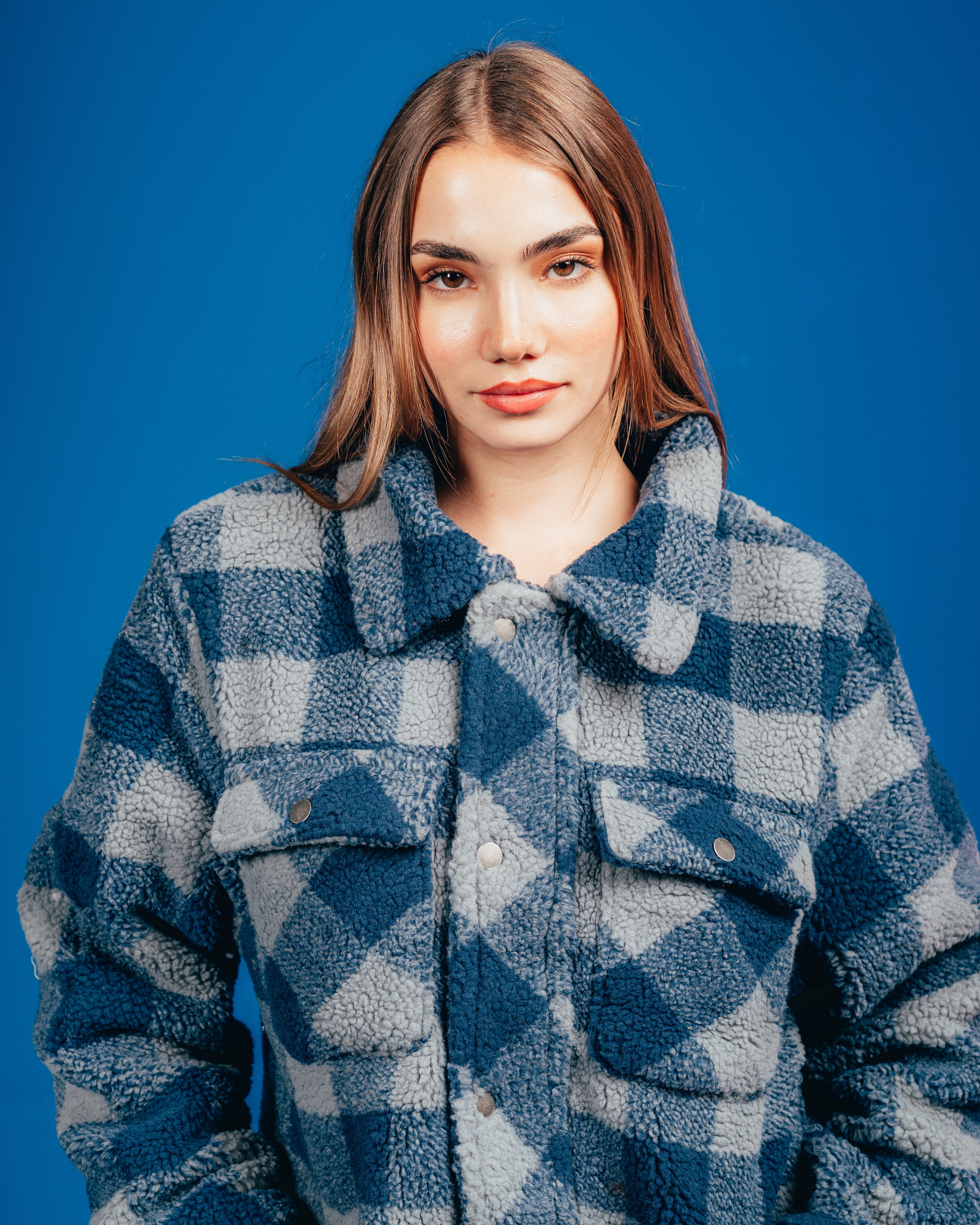 CAMPERON REVERSIBLE  [ CANDY ] BLUE & WHITE