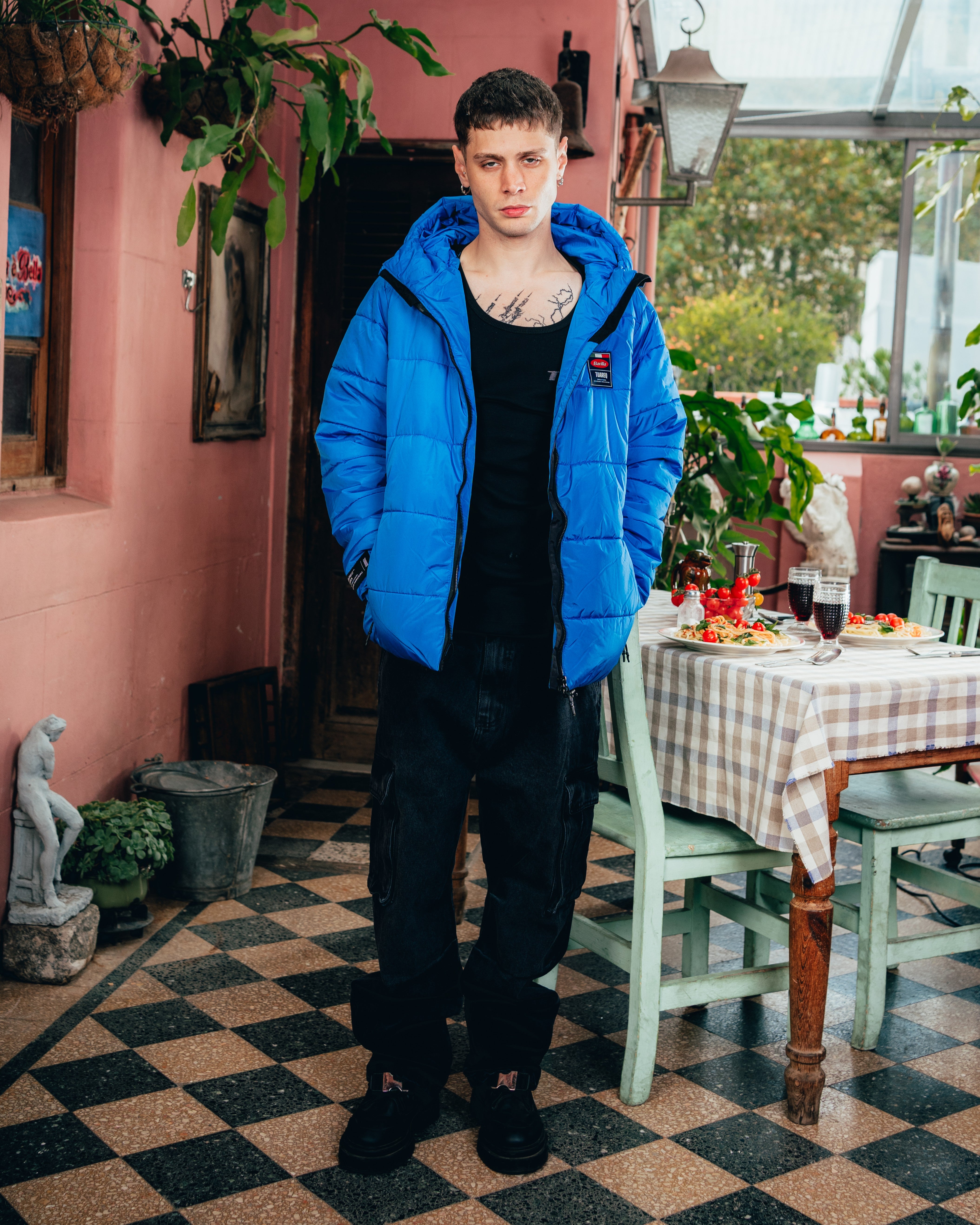 CAMPERA PUFFER [ BARILLA ] BLUE