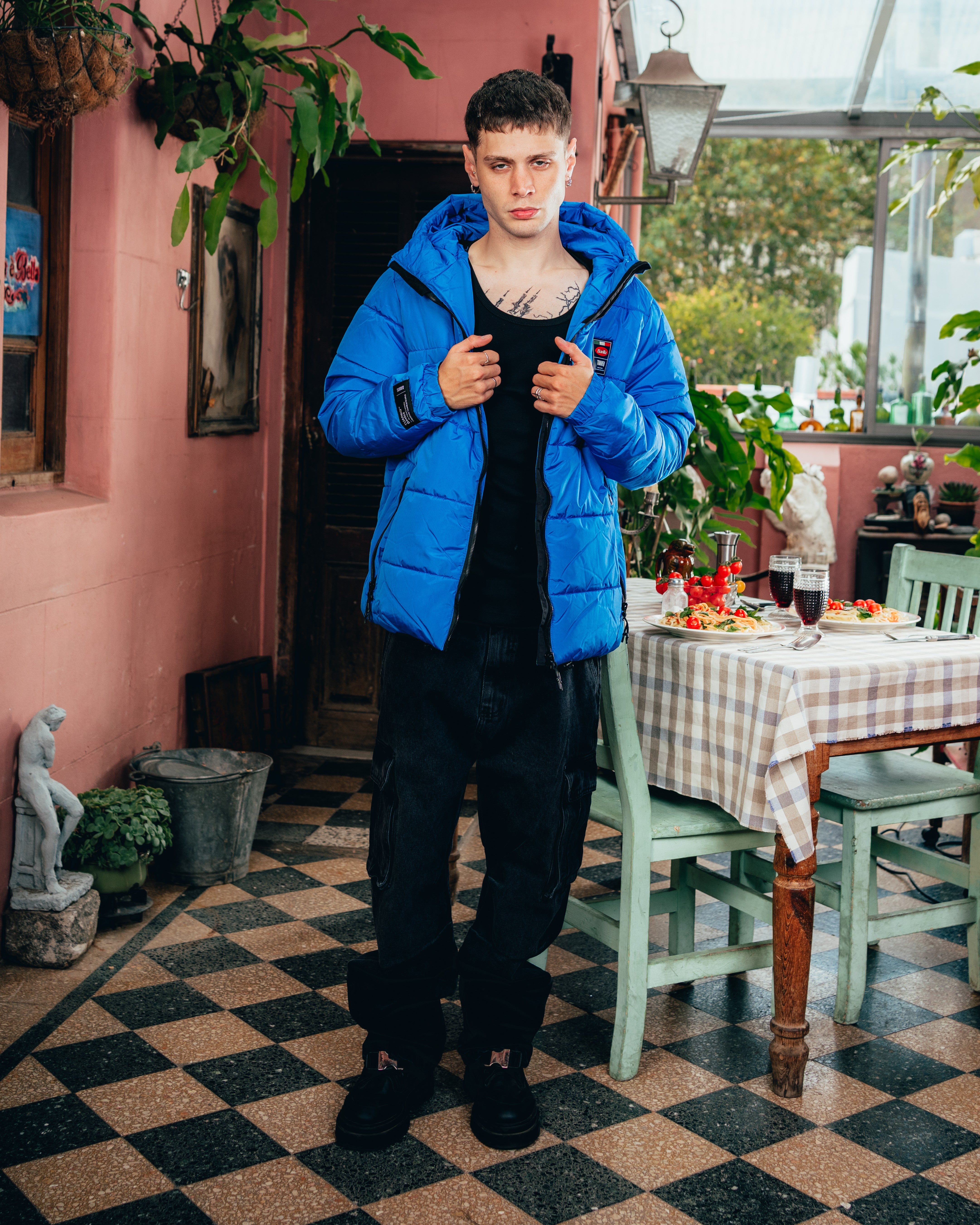 CAMPERA PUFFER [ BARILLA ] BLUE