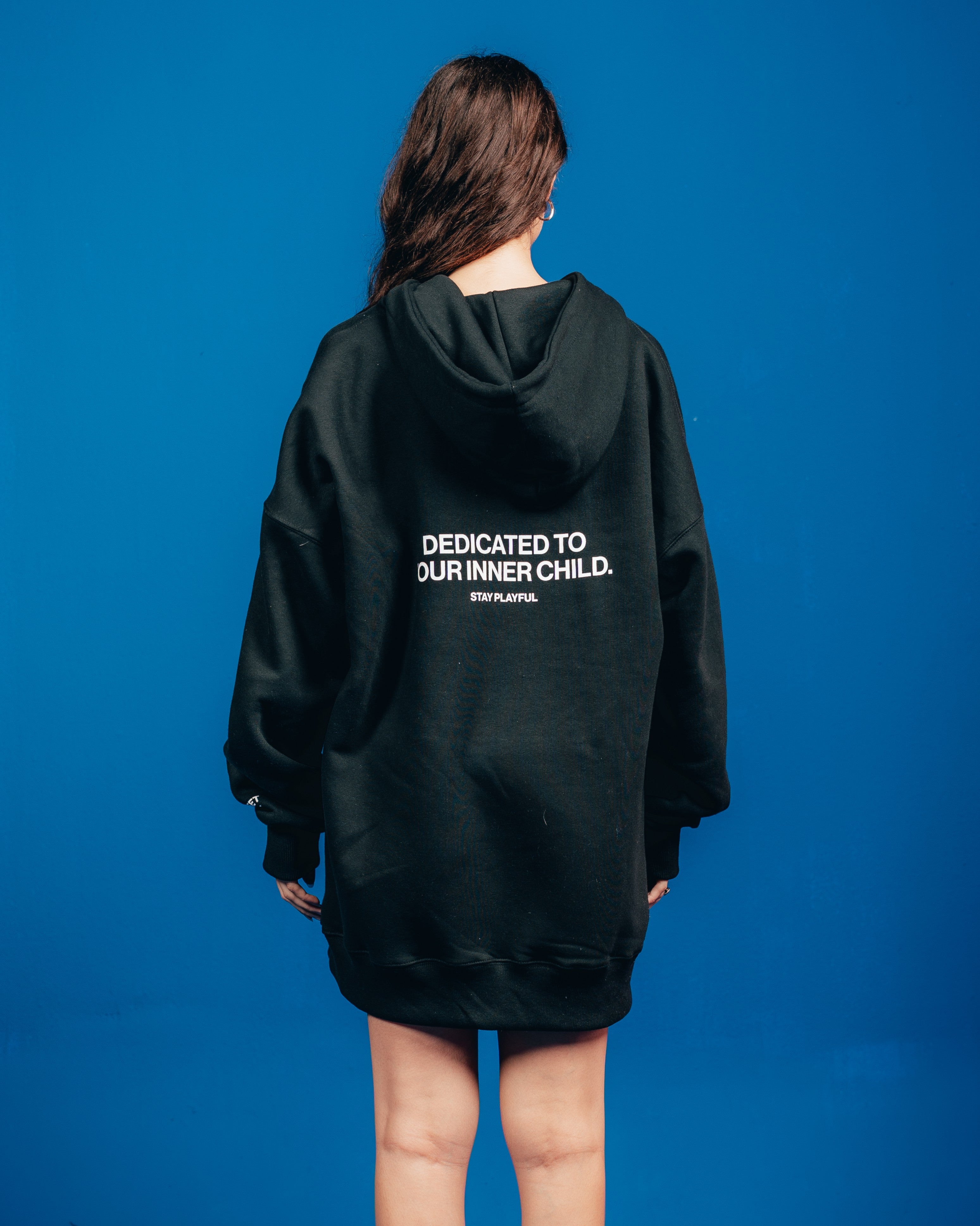 HOODIE PESADO CANDY [ OREO ] SIMPLE BLACK