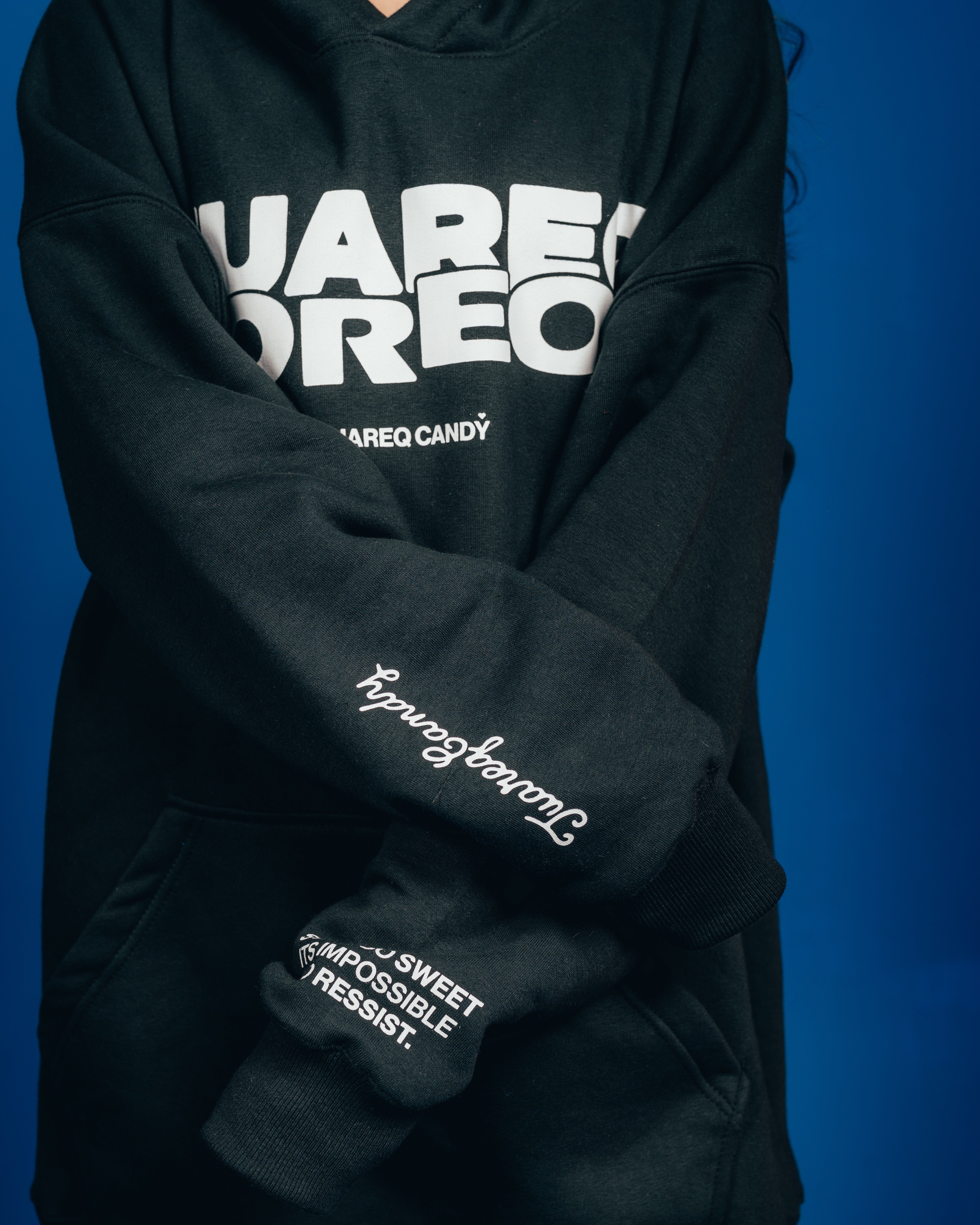 HOODIE PESADO CANDY [ OREO ] SIMPLE BLACK