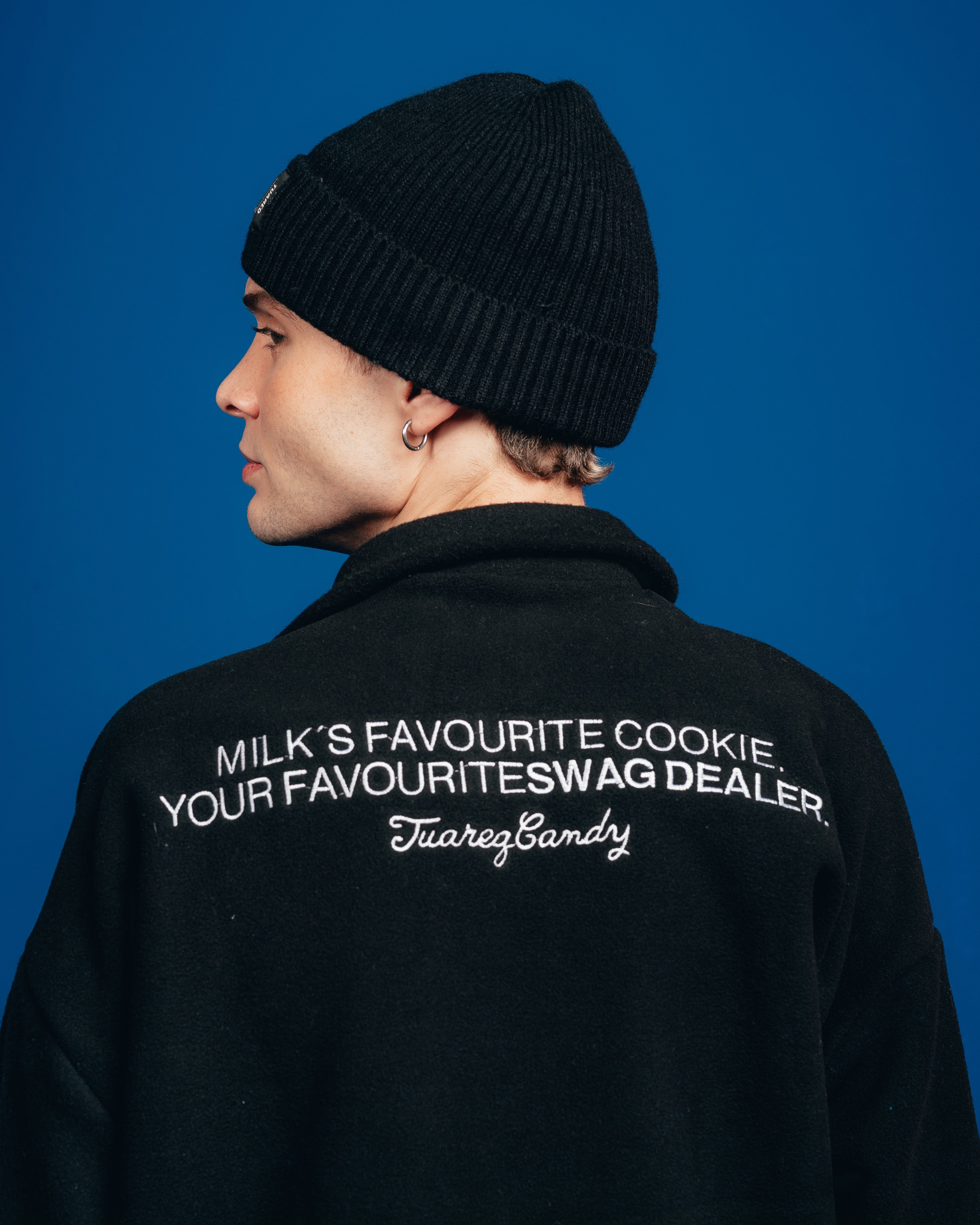 POLO CREWNECK CANDY [ OREO ] SIMPLE BLACK