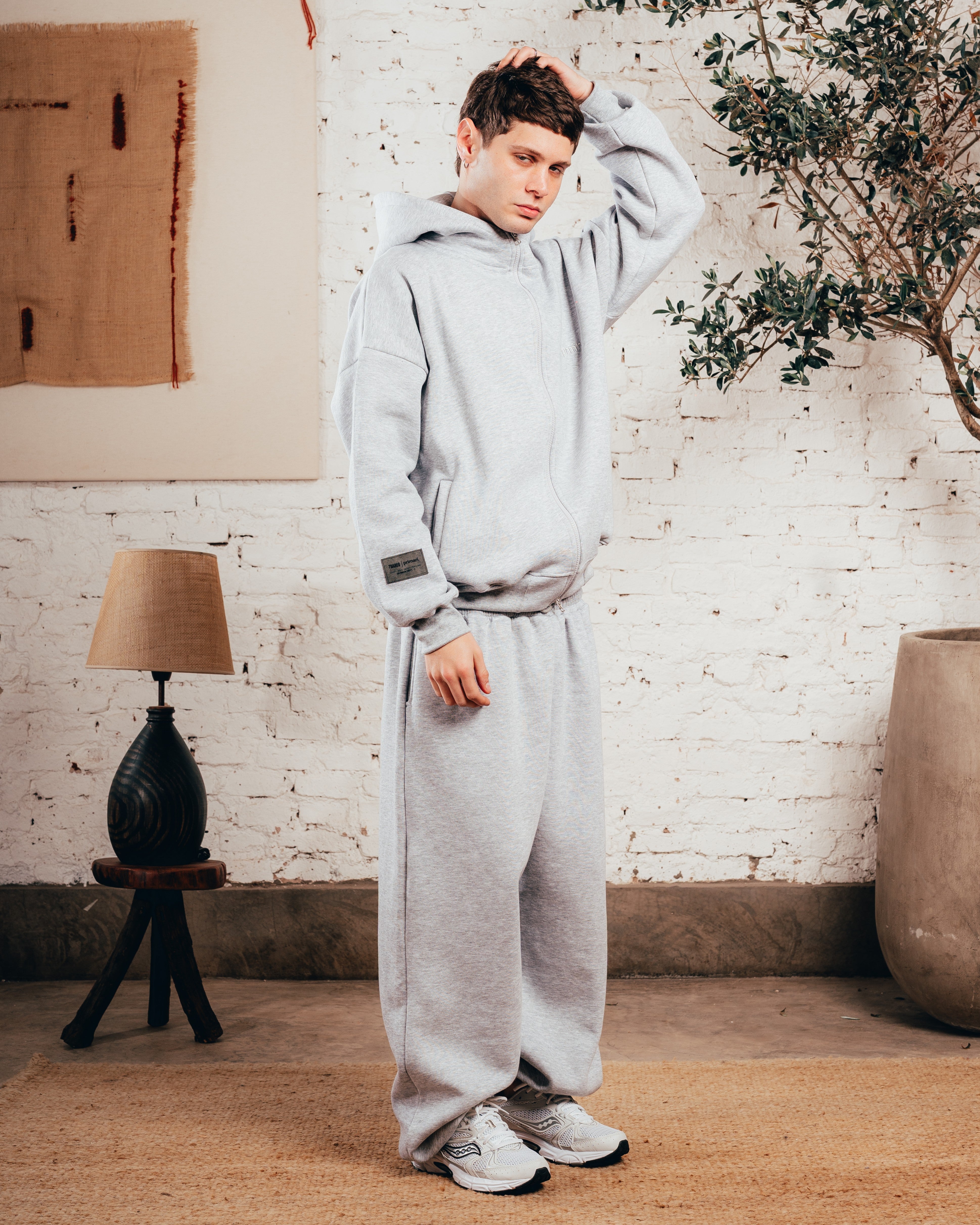 JOGGER PESADO [ PRIMARI ] MELANGE GREY