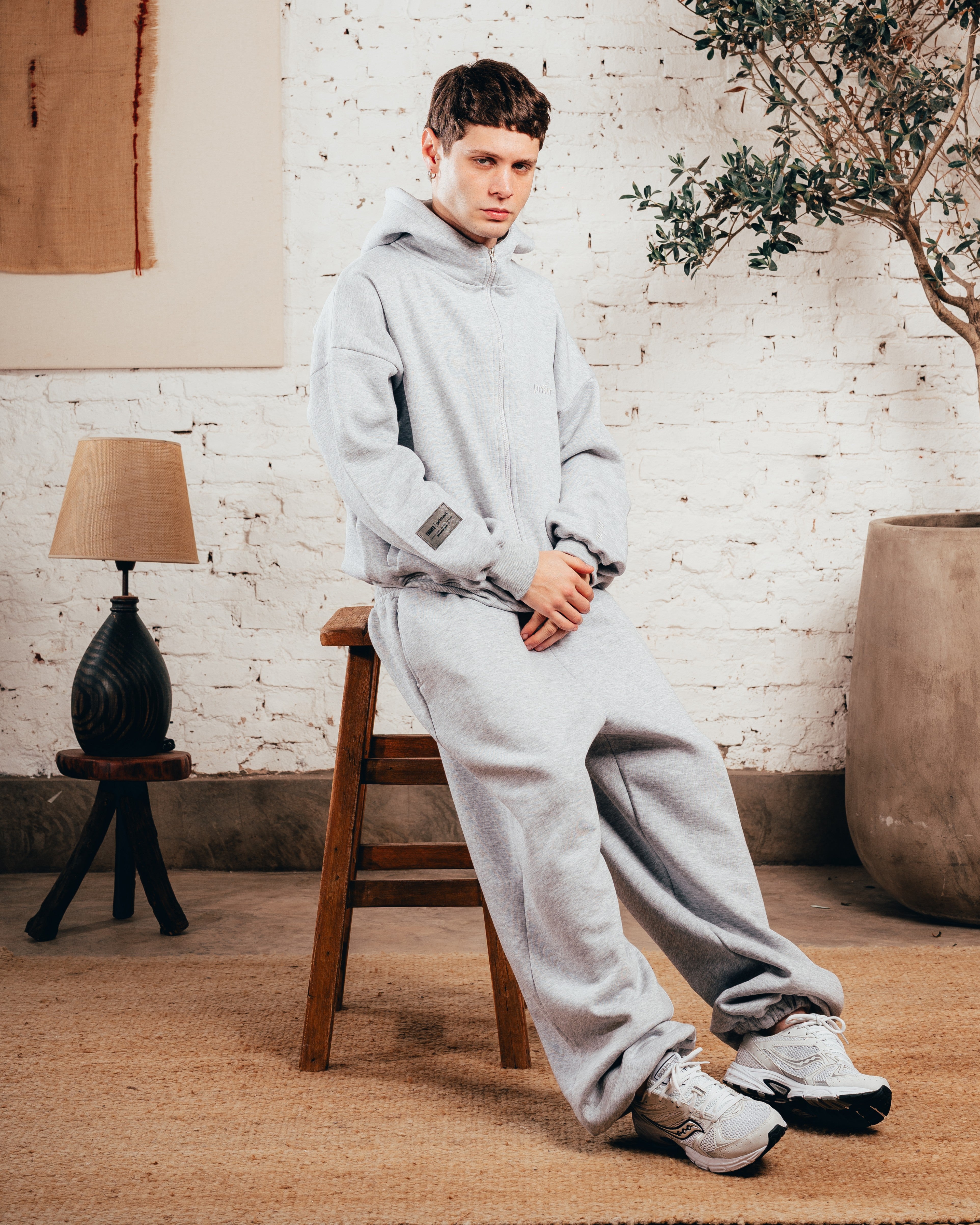 JOGGER PESADO [ PRIMARI ] MELANGE GREY