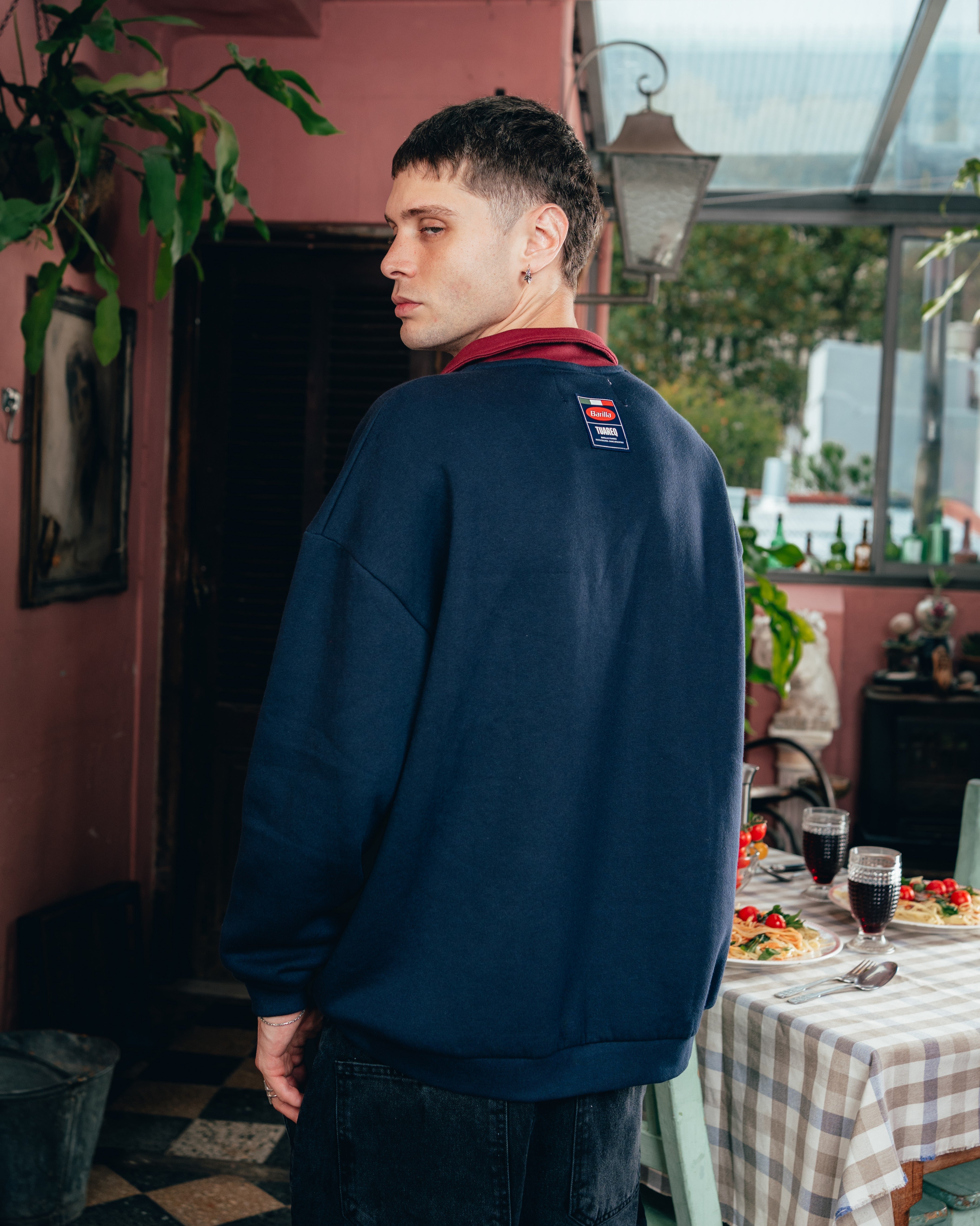 CREWNECK POLO [ BARILLA ] CLASSIC BLUE