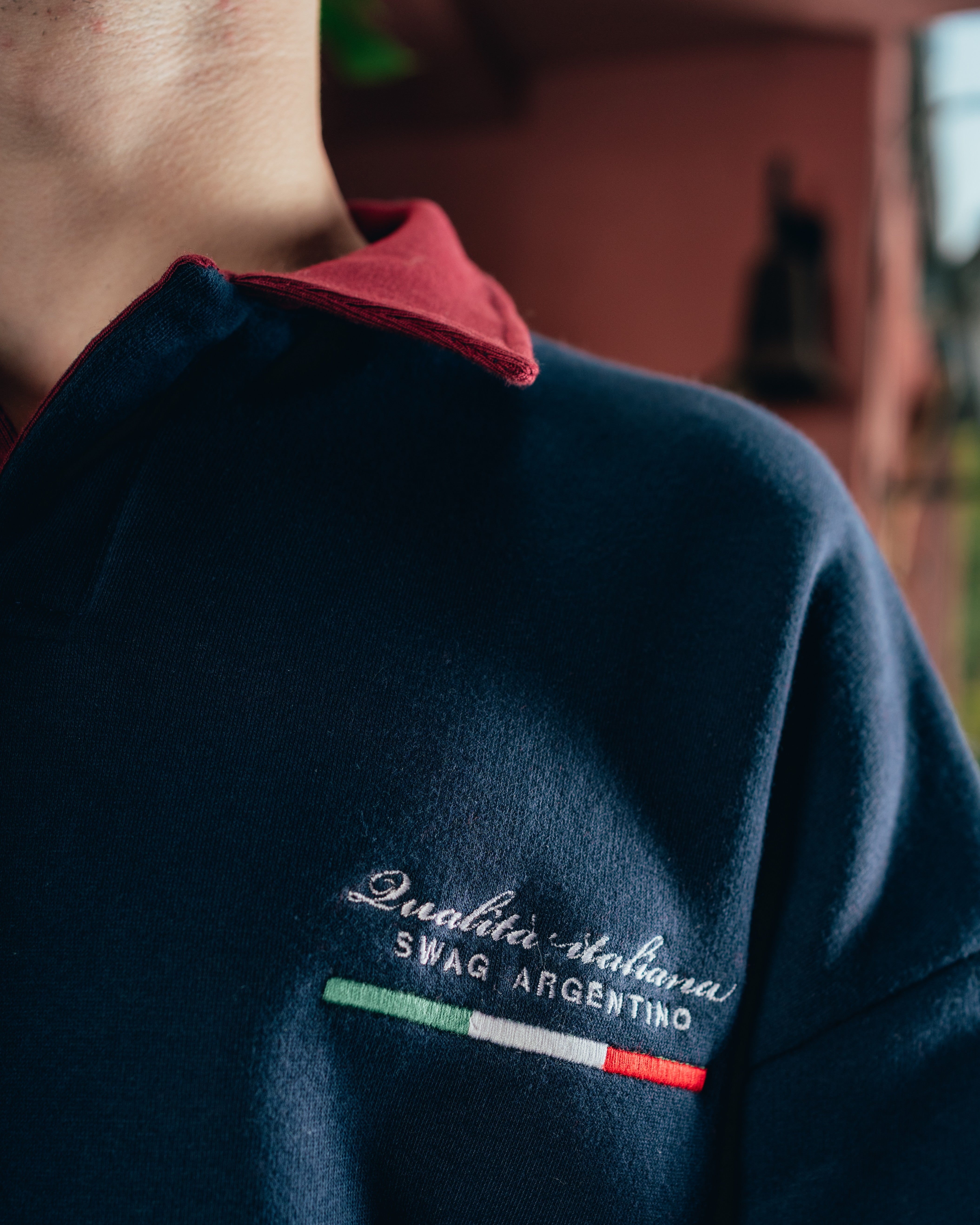 CREWNECK POLO [ BARILLA ] CLASSIC BLUE