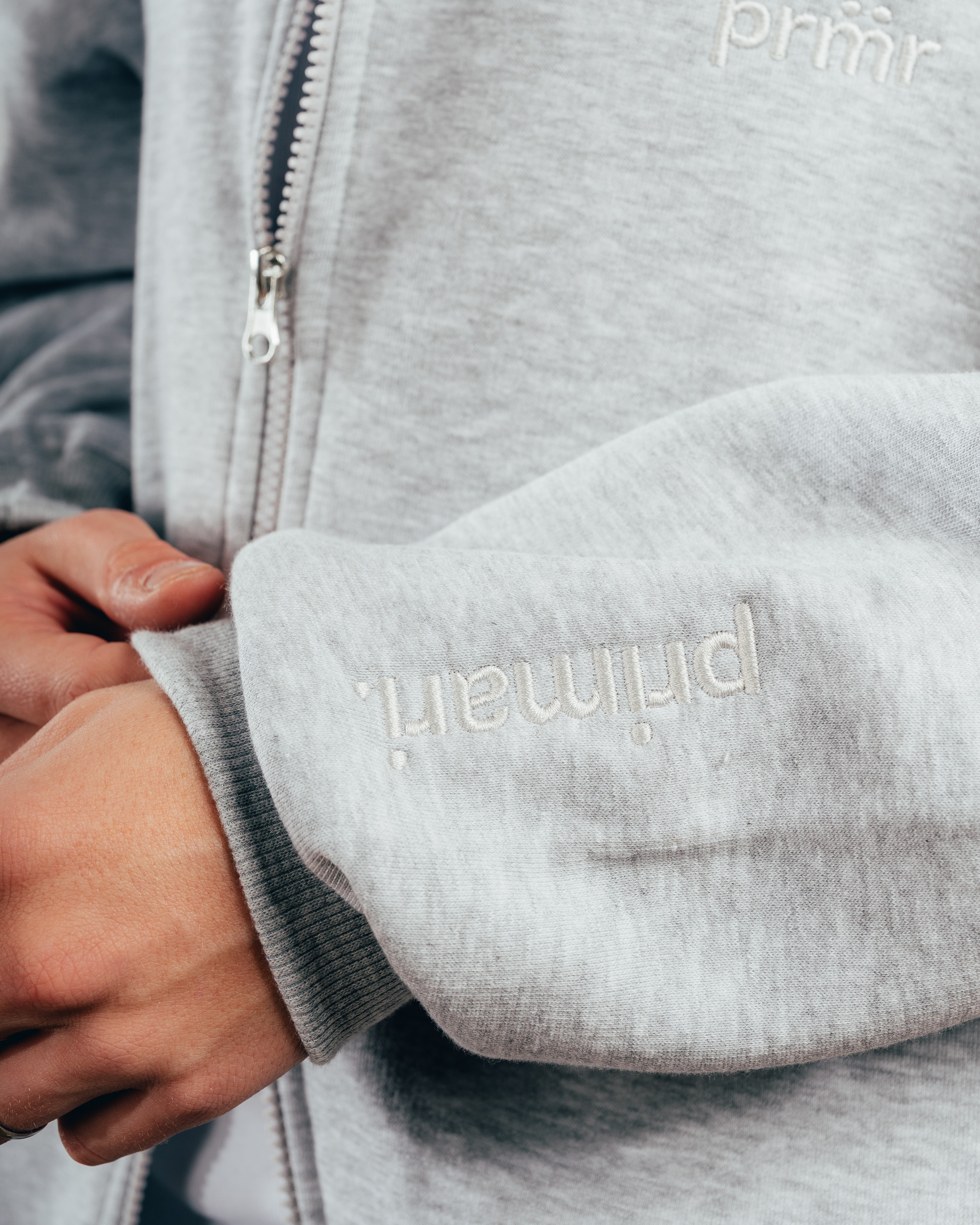 CAMPERA DOBLE CIERRE [ PRIMARI ] MELANGE GREY
