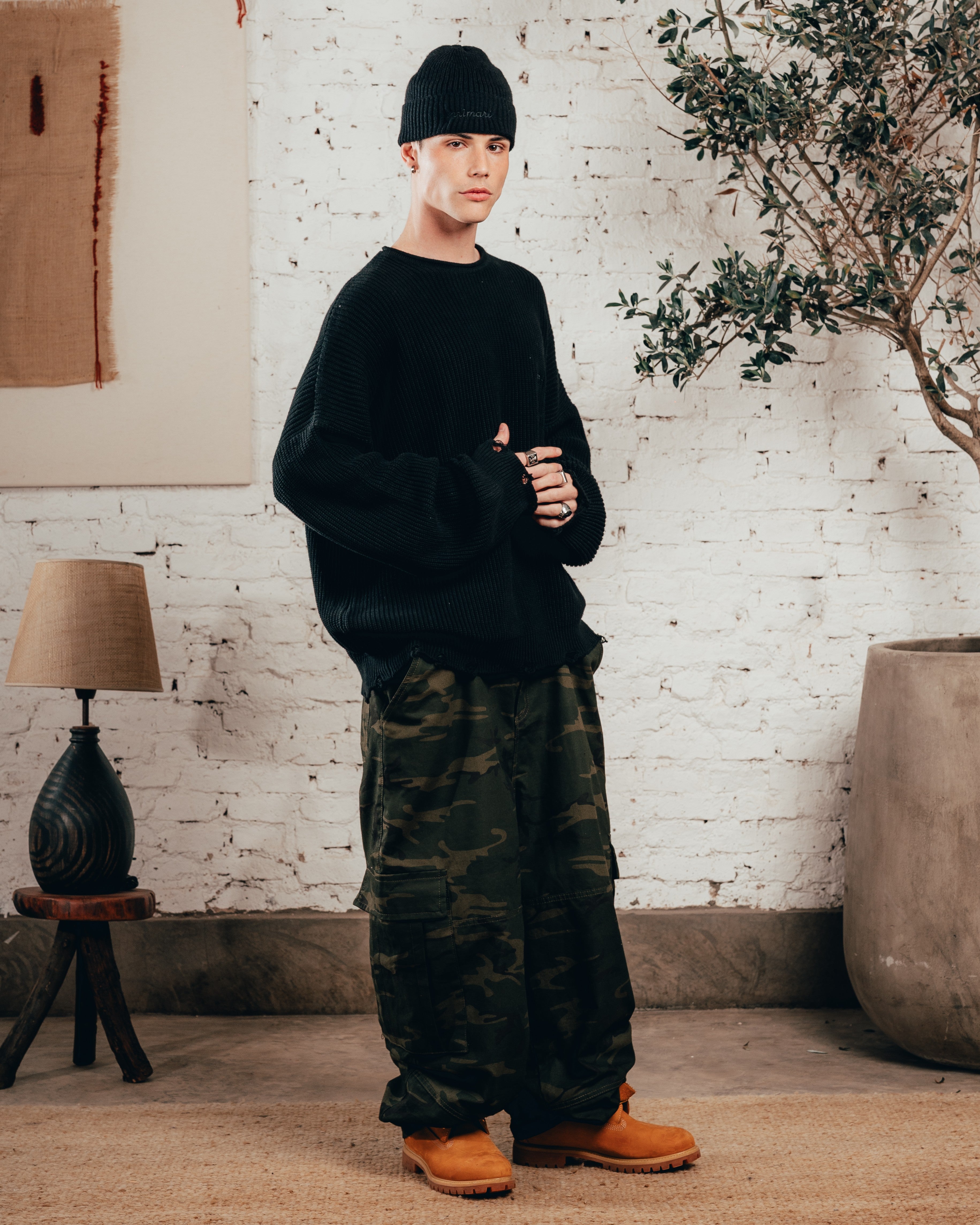 JEAN MOM OVERSIZED [ PRIMARI ] CAMO