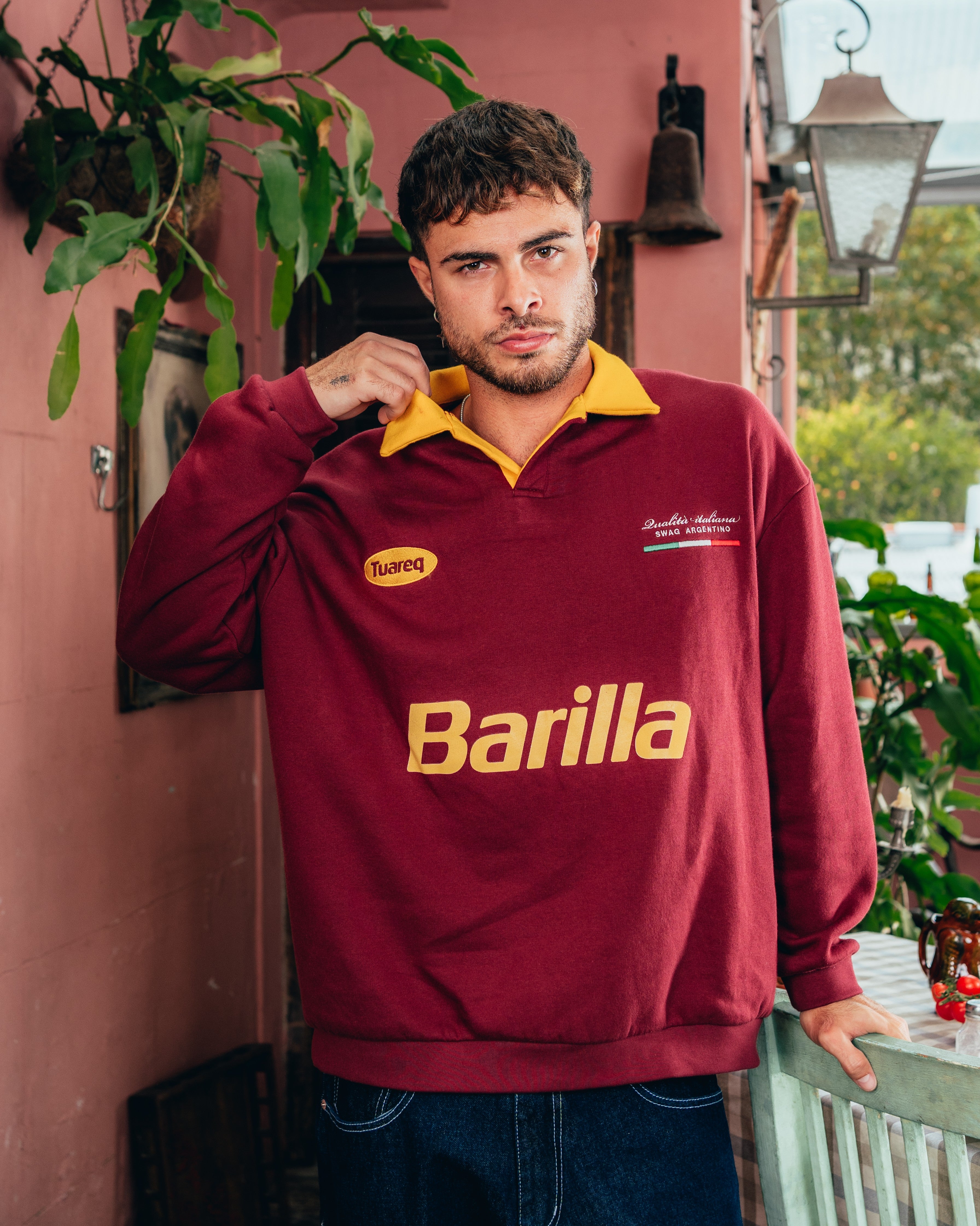 CREWNECK POLO [ BARILLA ] POMODORO
