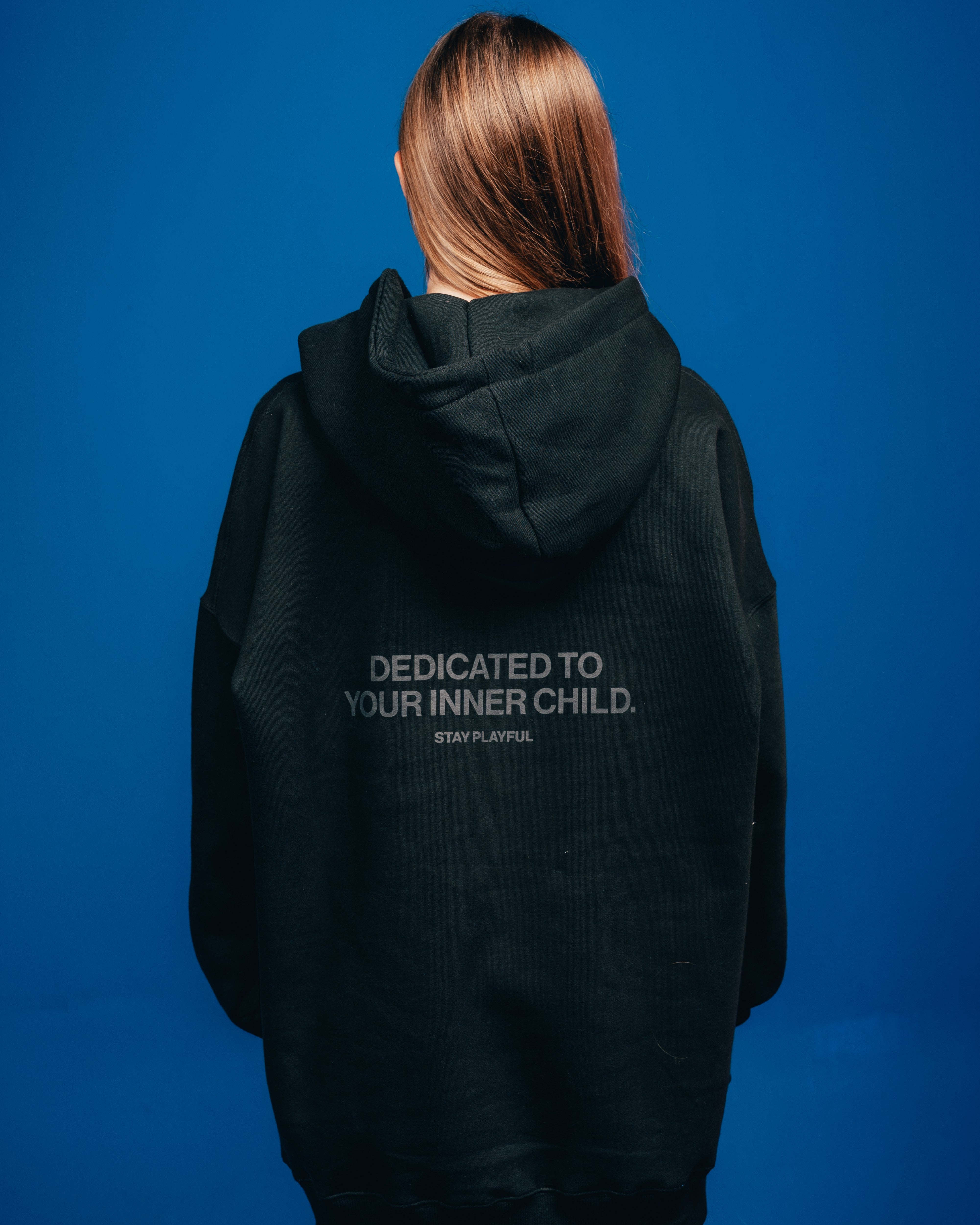HOODIE PESADO CANDY [ OREO ] 2BLE BLACK
