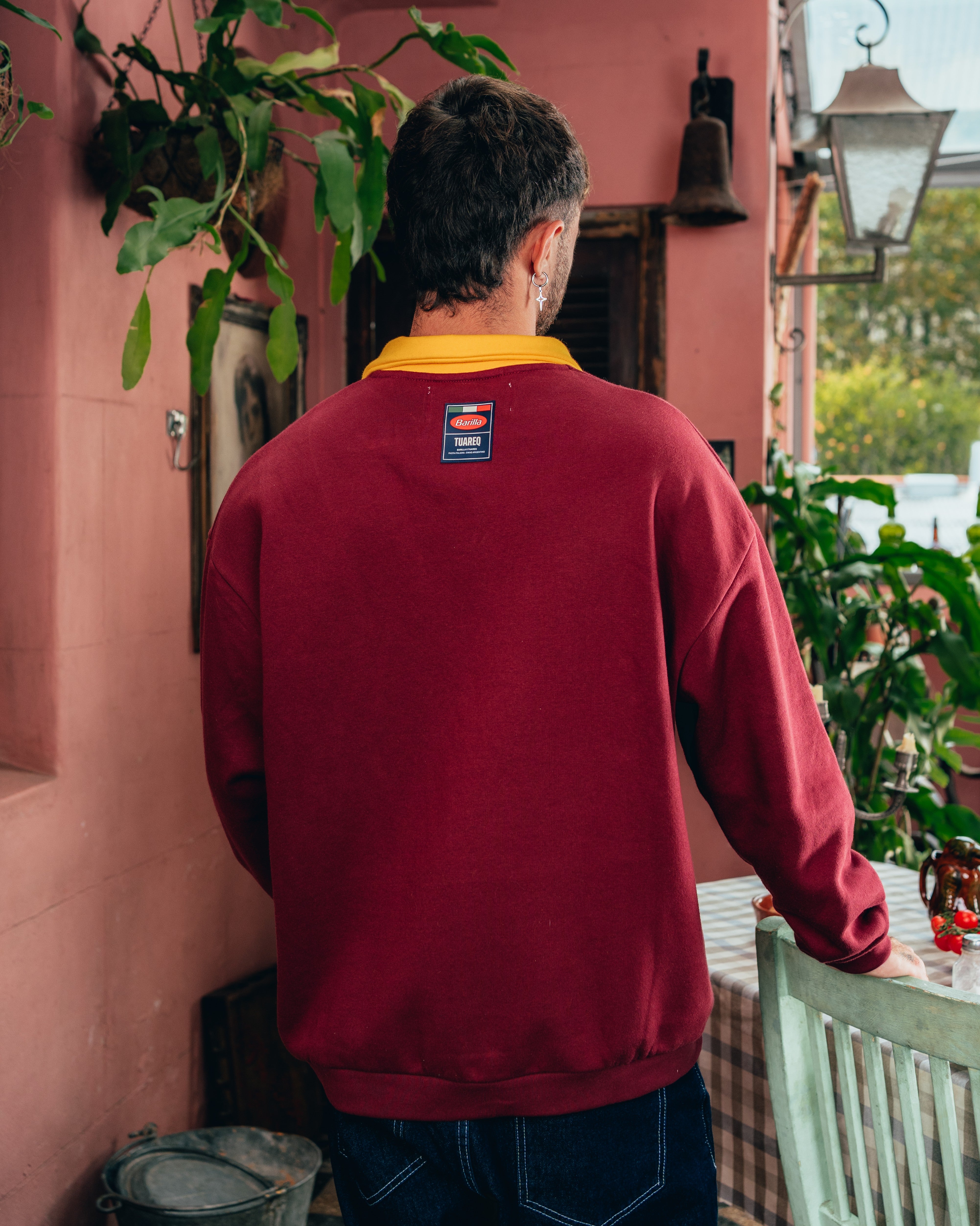 CREWNECK POLO [ BARILLA ] POMODORO