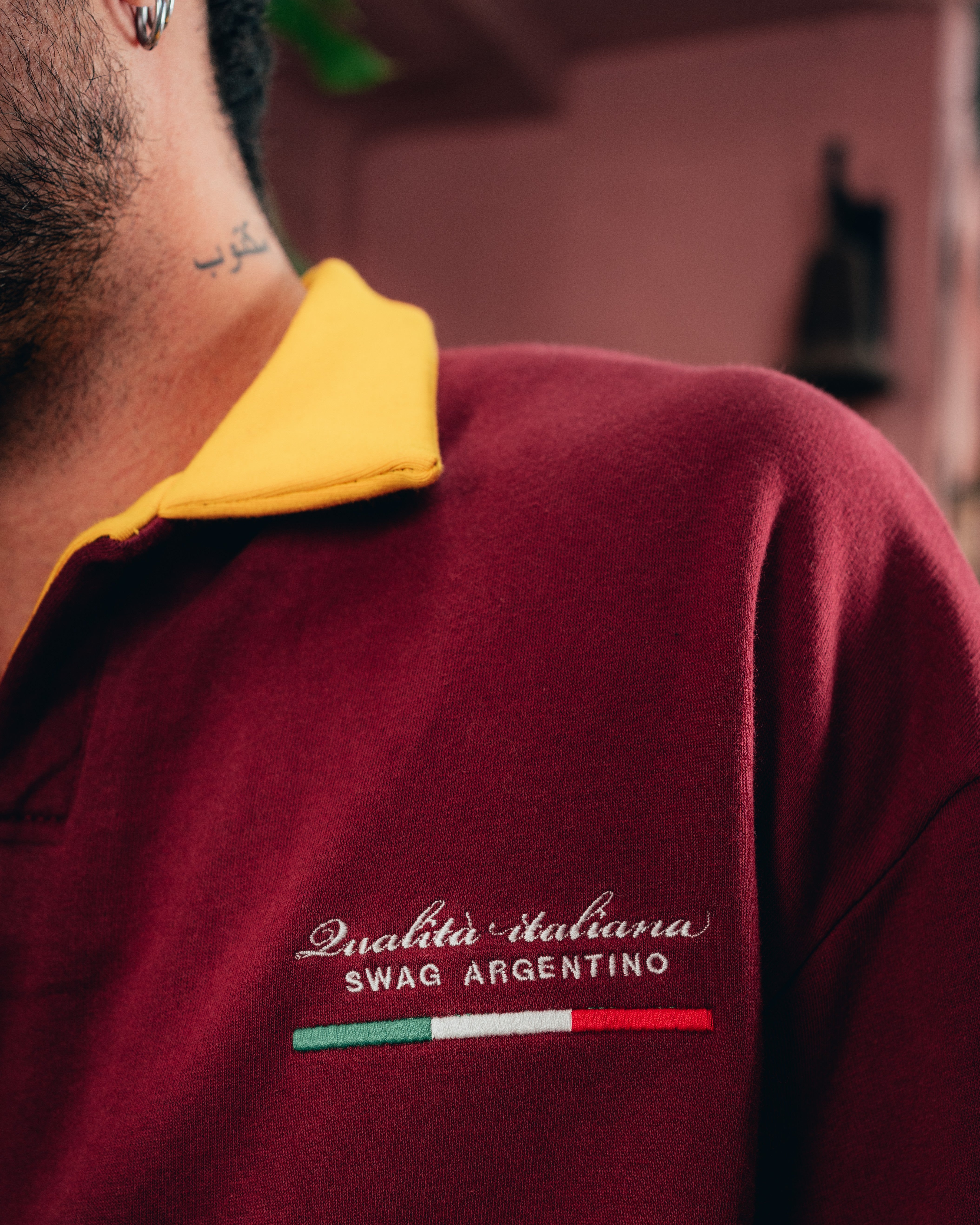 CREWNECK POLO [ BARILLA ] POMODORO