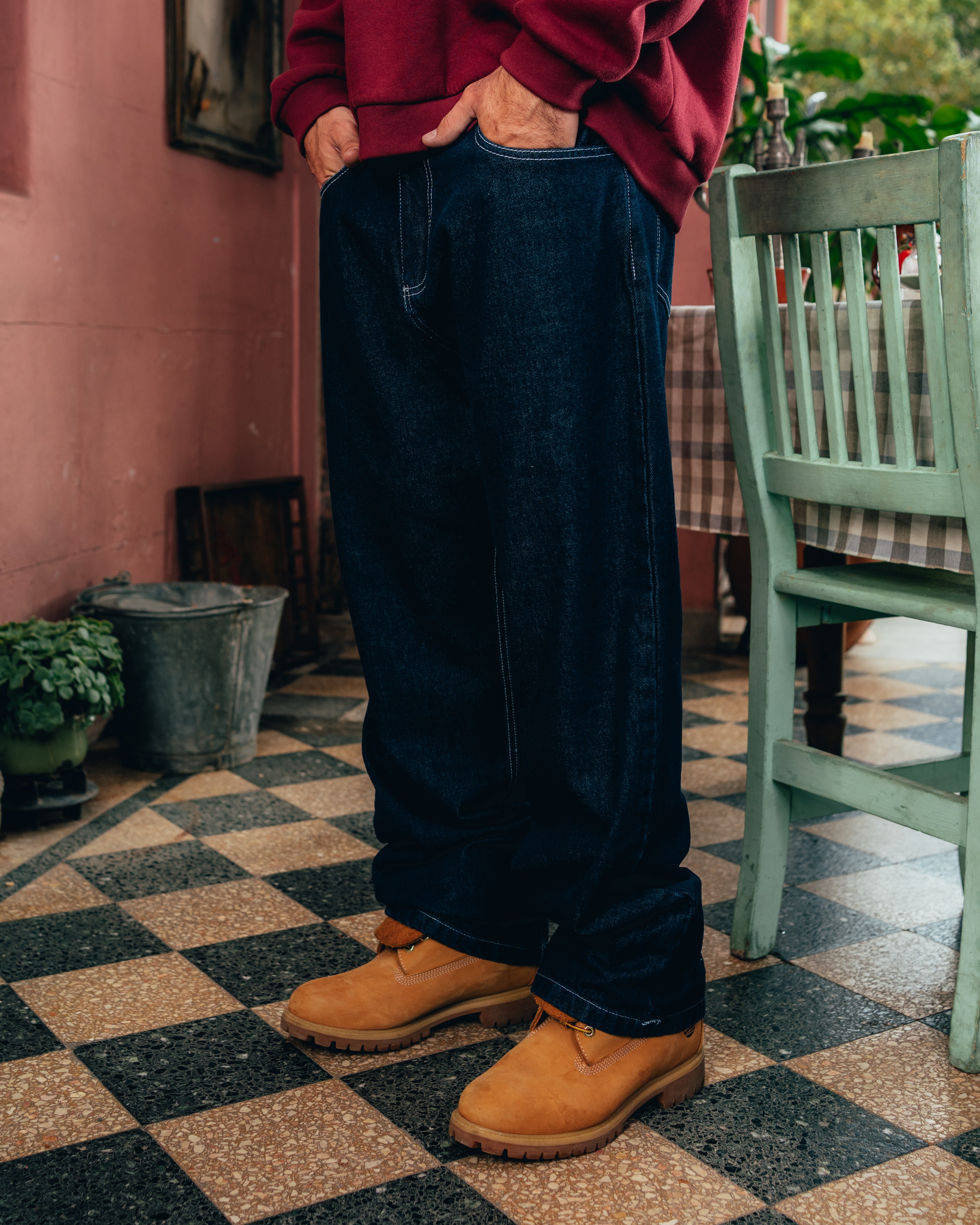 JEAN WIDE [ BARILLA ] TOTAL BLUE