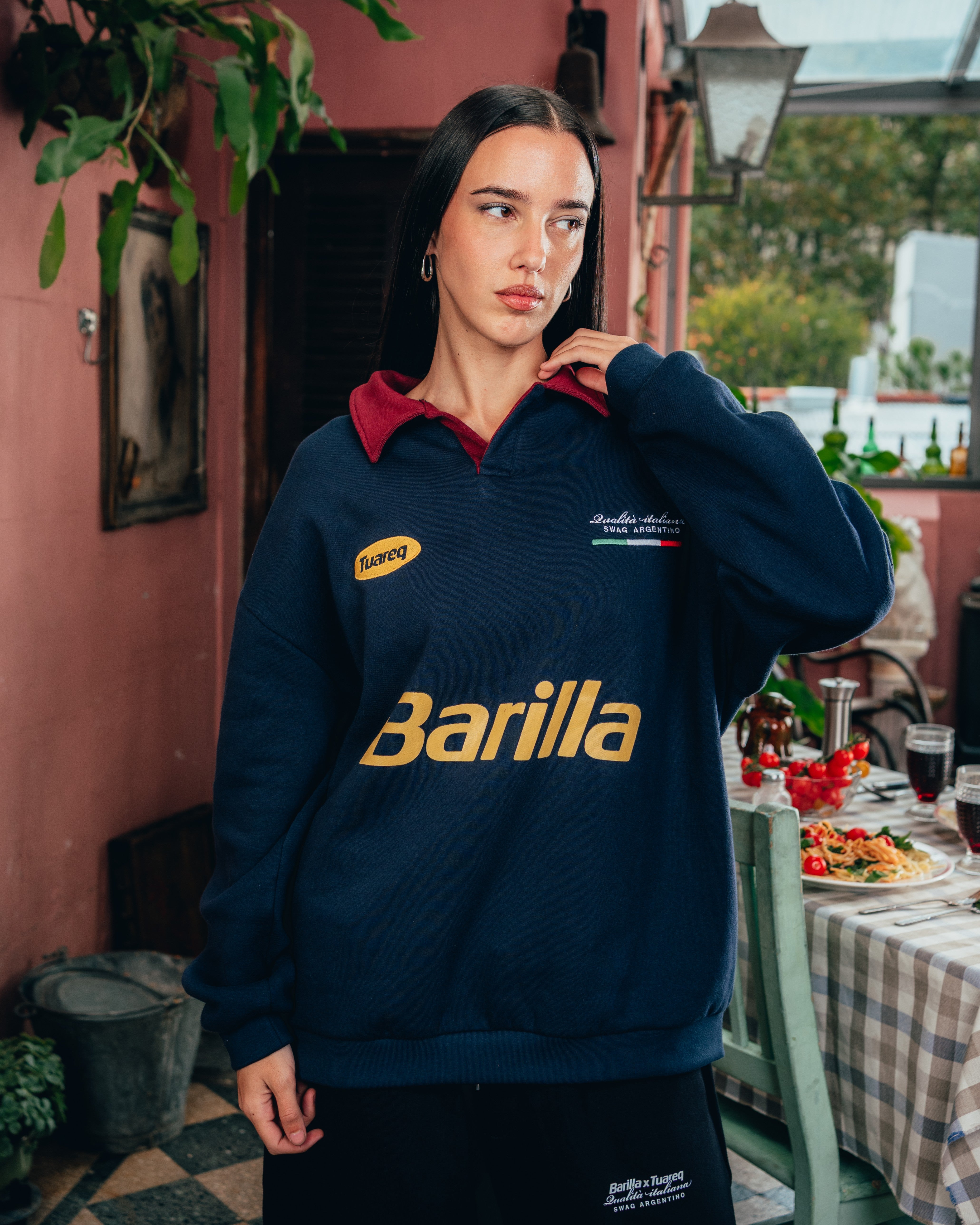 CREWNECK POLO [ BARILLA ] CLASSIC BLUE
