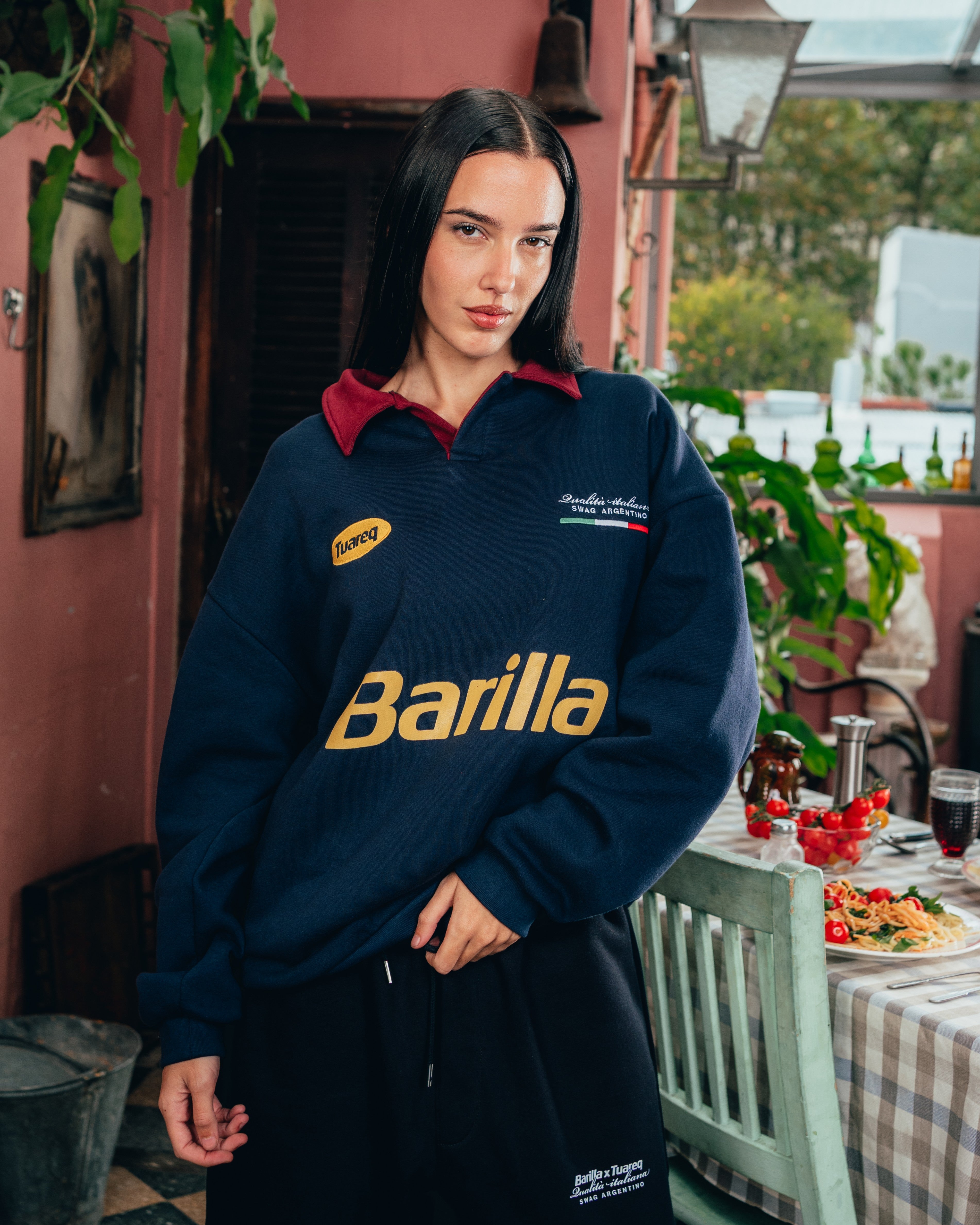 CREWNECK POLO [ BARILLA ] CLASSIC BLUE