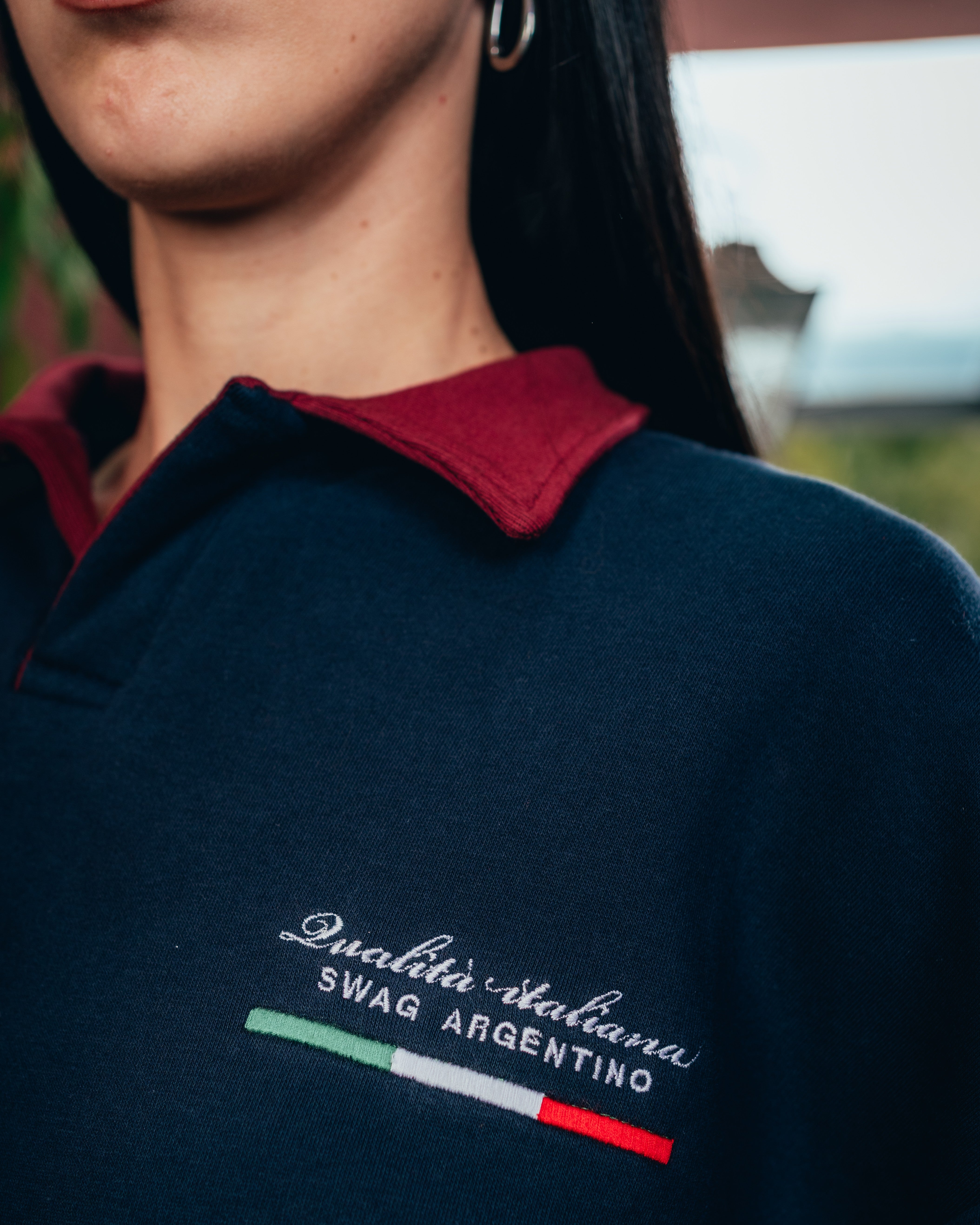 CREWNECK POLO [ BARILLA ] CLASSIC BLUE