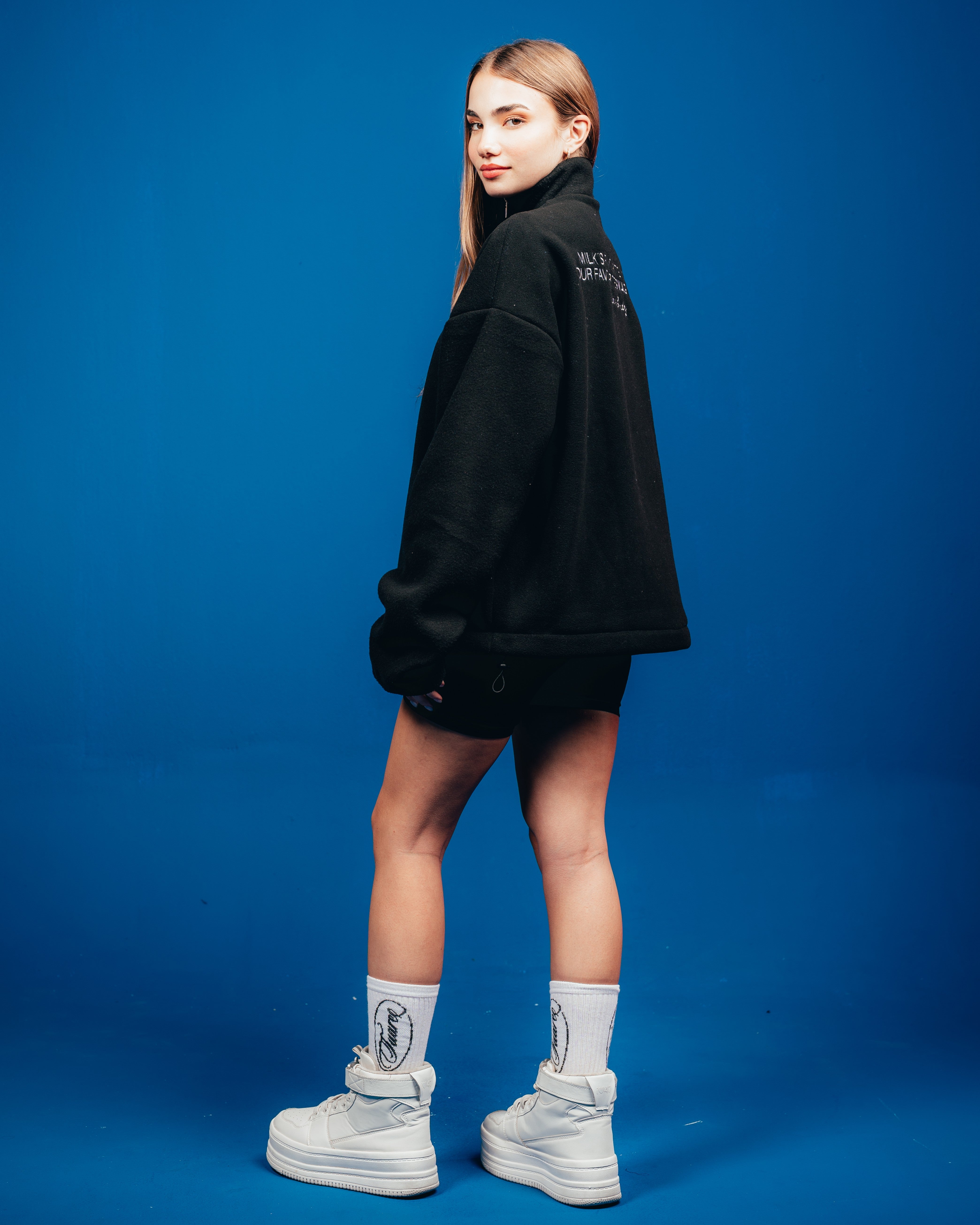 POLO CREWNECK CANDY [ OREO ] SIMPLE BLACK