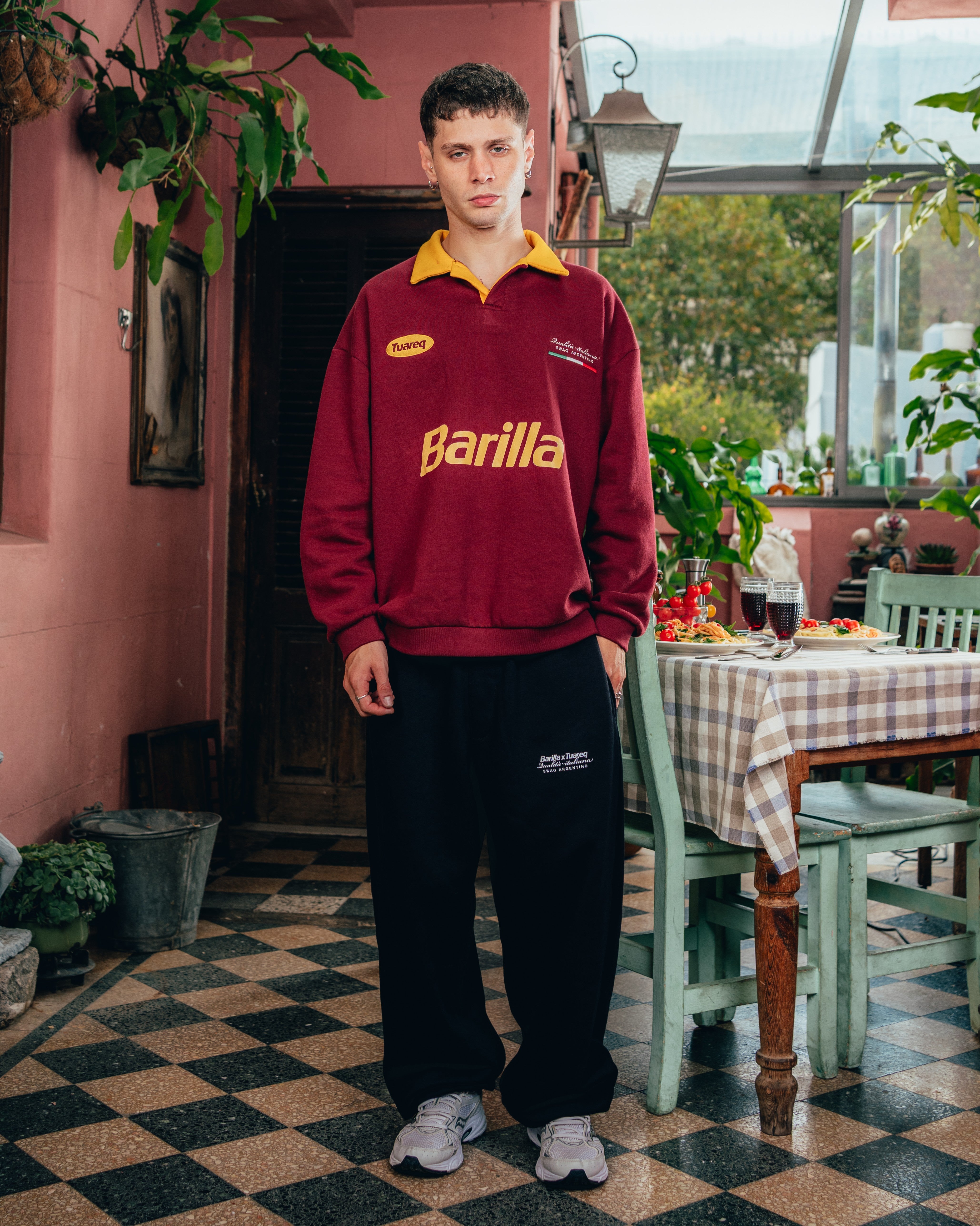 CREWNECK POLO [ BARILLA ] POMODORO