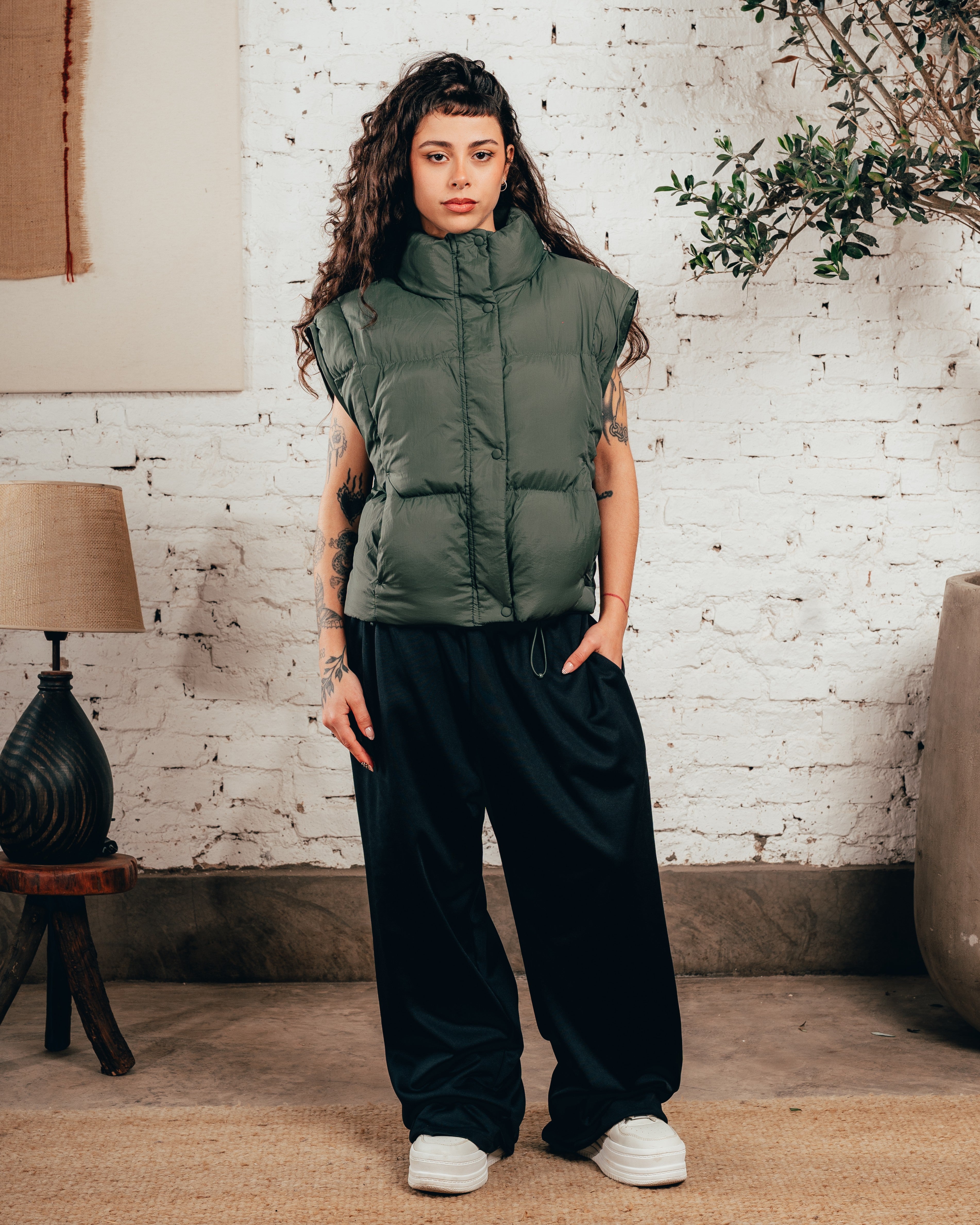 CAMPERA - CHALECO [ PRIMARI ] MOSS GREEN