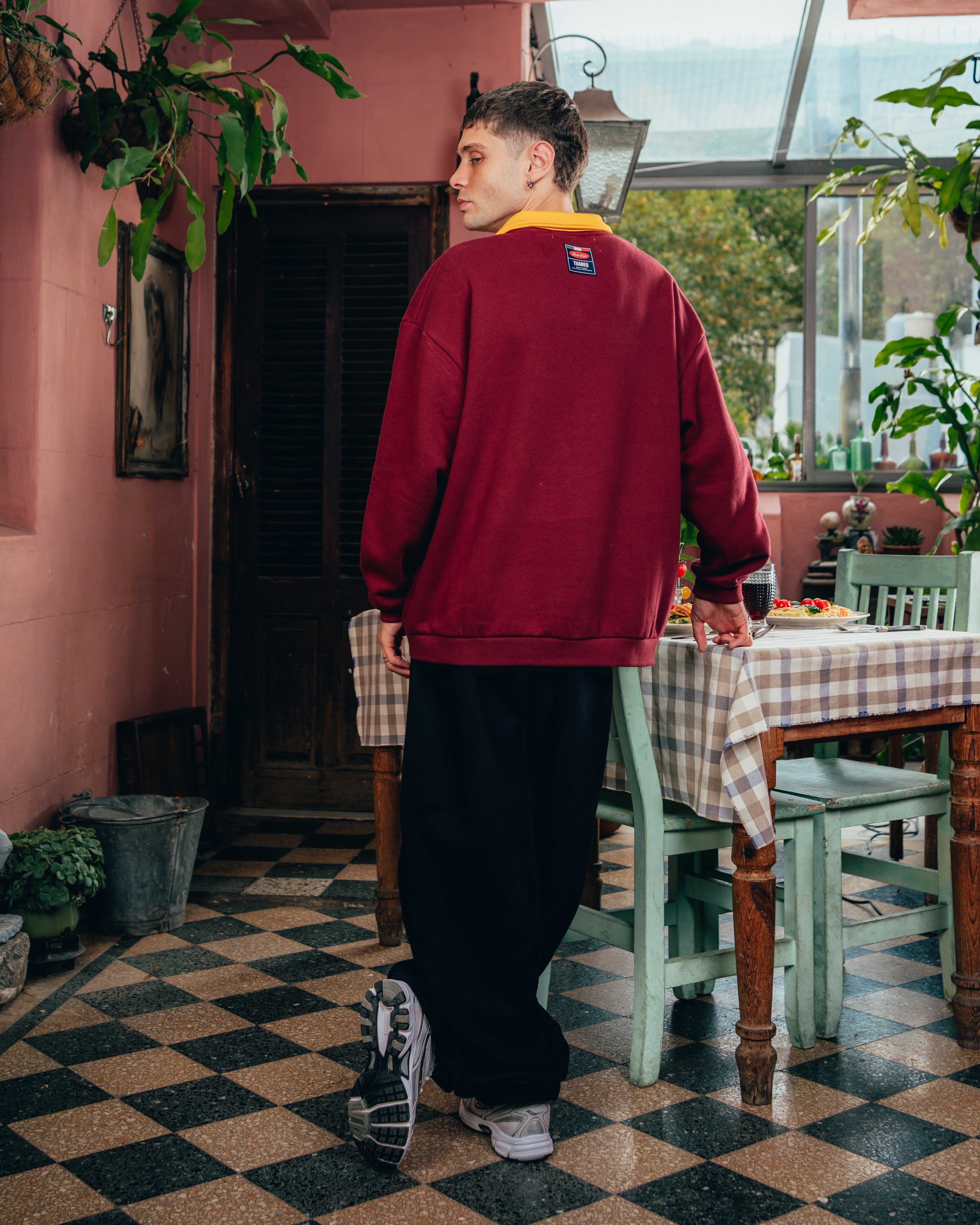 JOGGER FRIZADO [ BARILLA ] BLACK