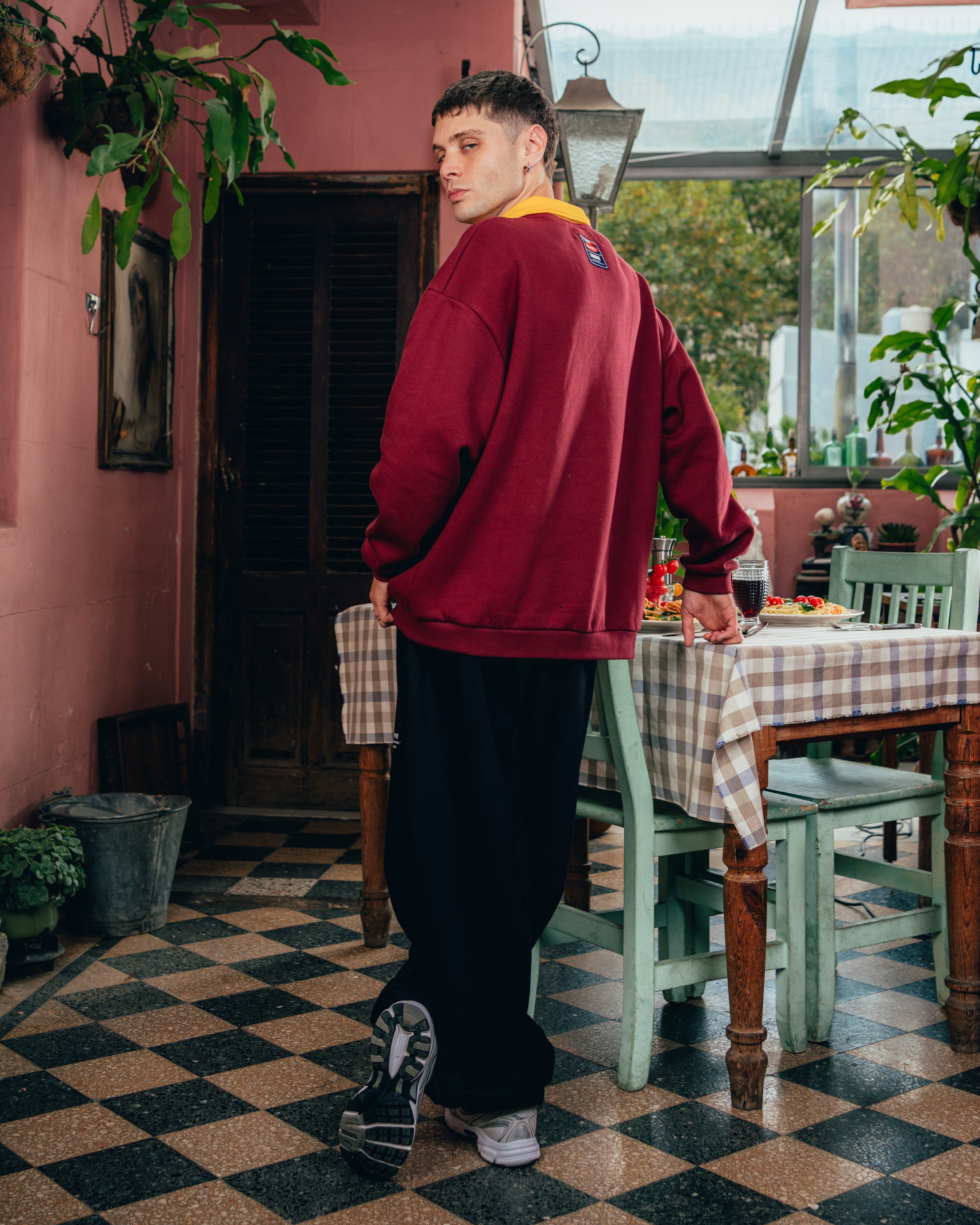 CREWNECK POLO [ BARILLA ] POMODORO