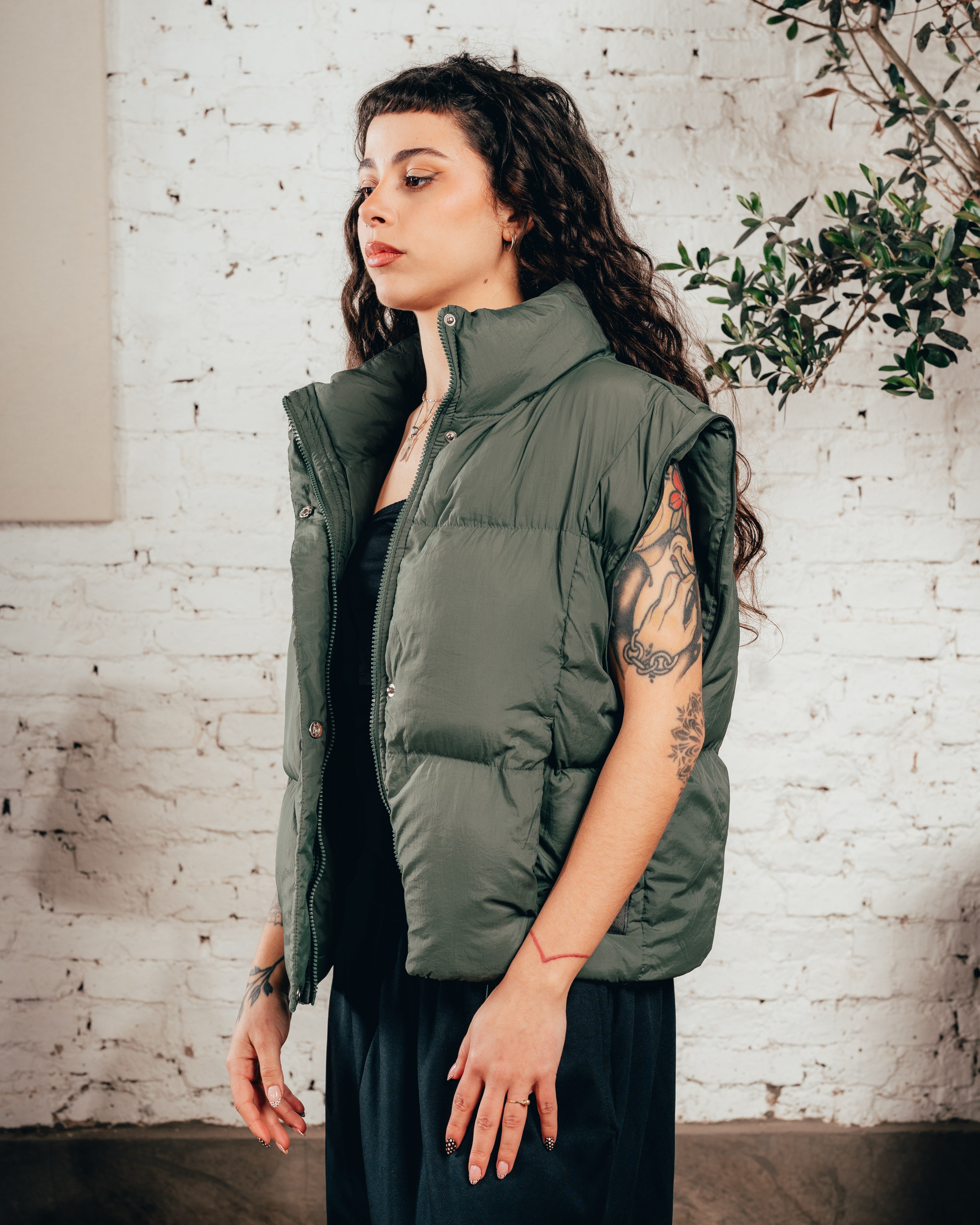 CAMPERA - CHALECO [ PRIMARI ] MOSS GREEN