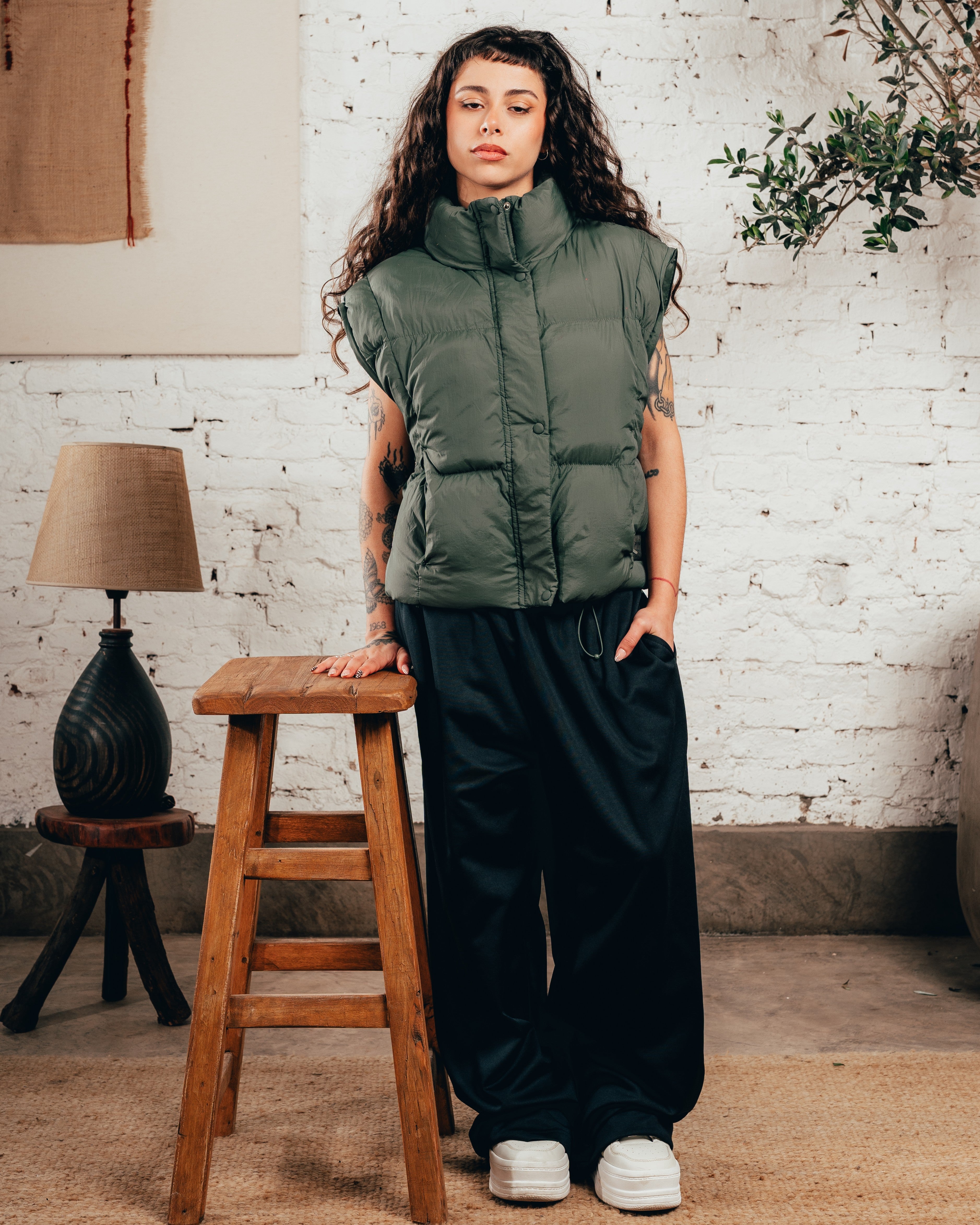 CAMPERA - CHALECO [ PRIMARI ] MOSS GREEN