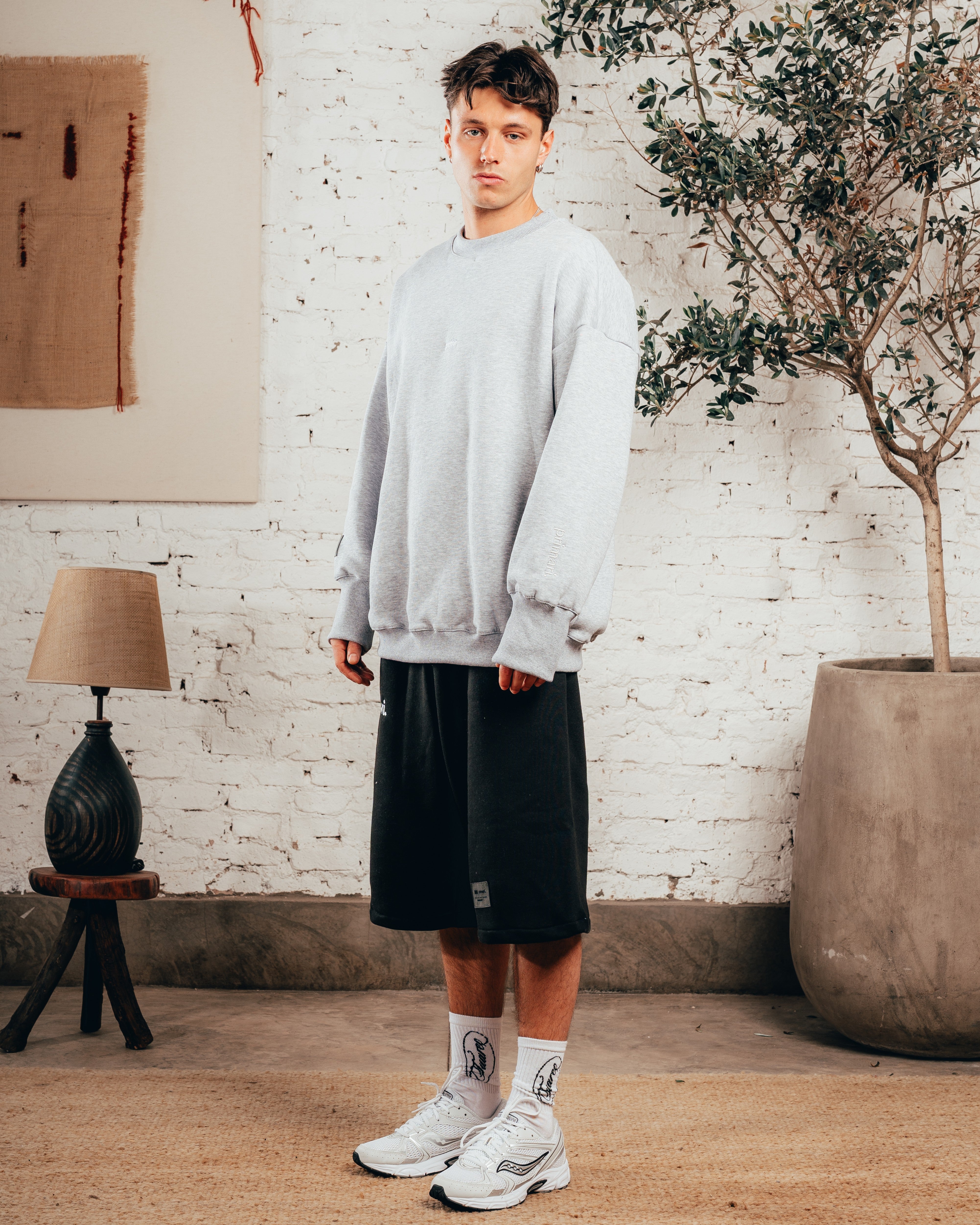 SHORT LARGO ¾ [ PRIMARI ] BLACK