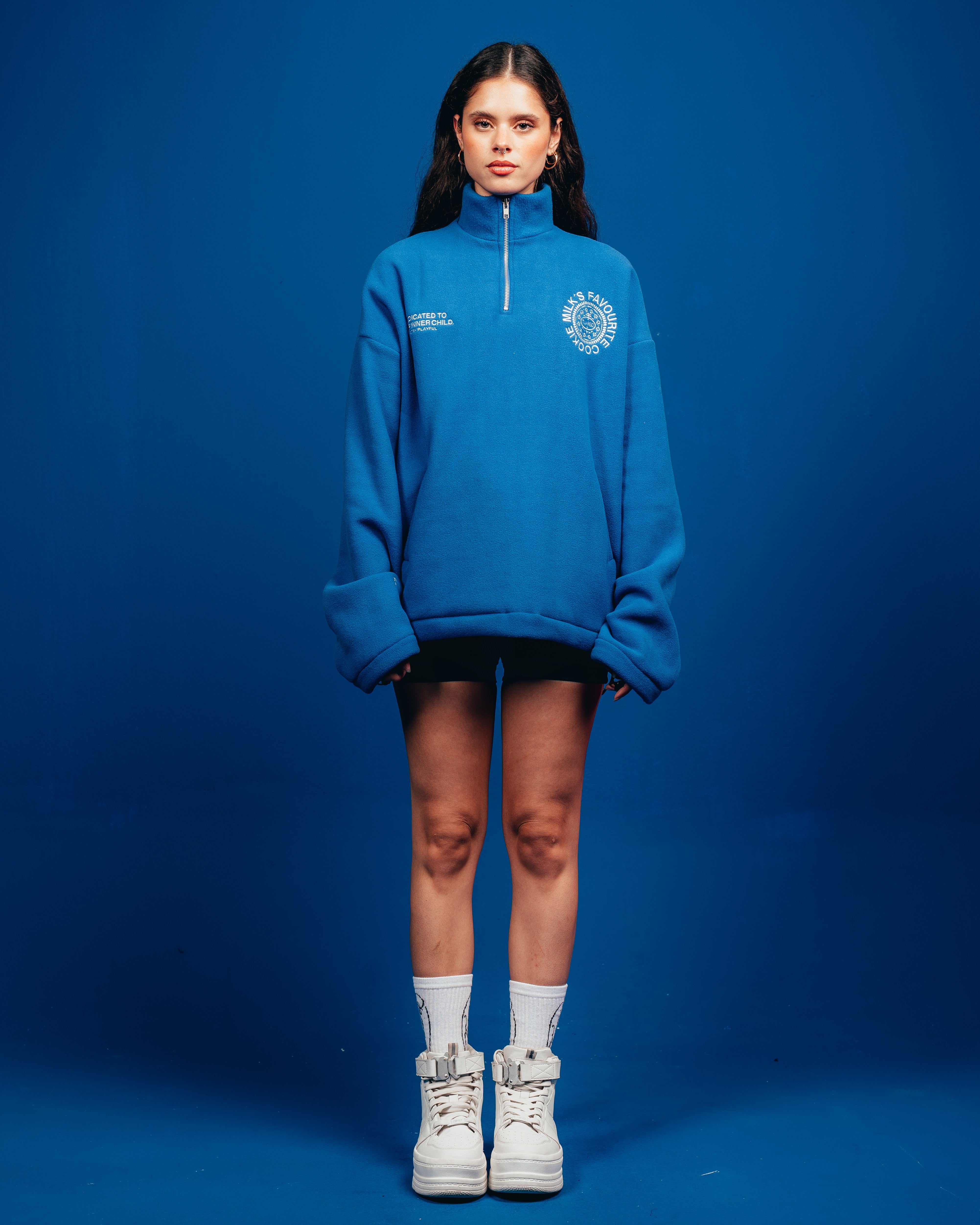 POLO CREWNECK CANDY [ OREO ] CLASSIC BLUE