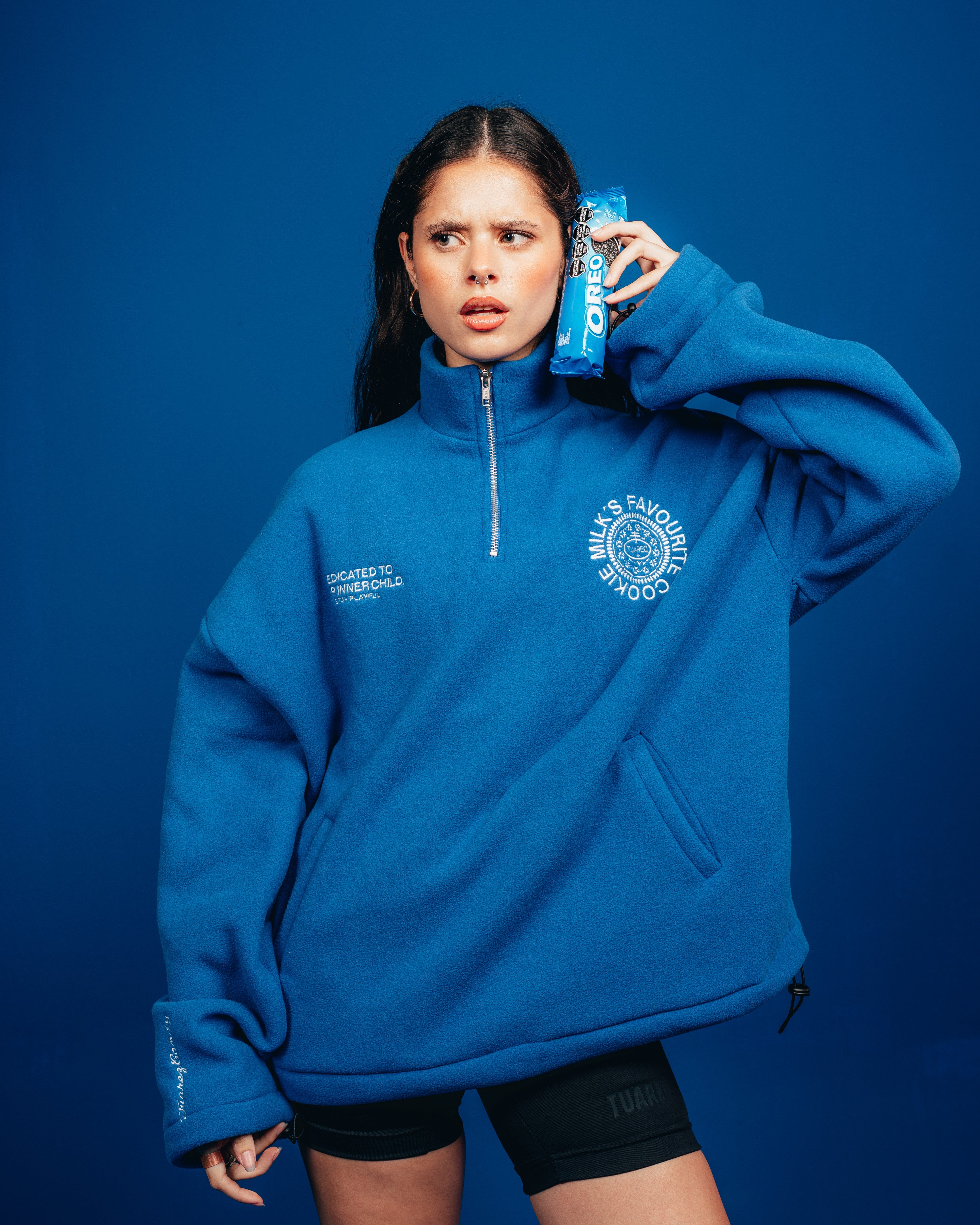 POLO CREWNECK CANDY [ OREO ] CLASSIC BLUE